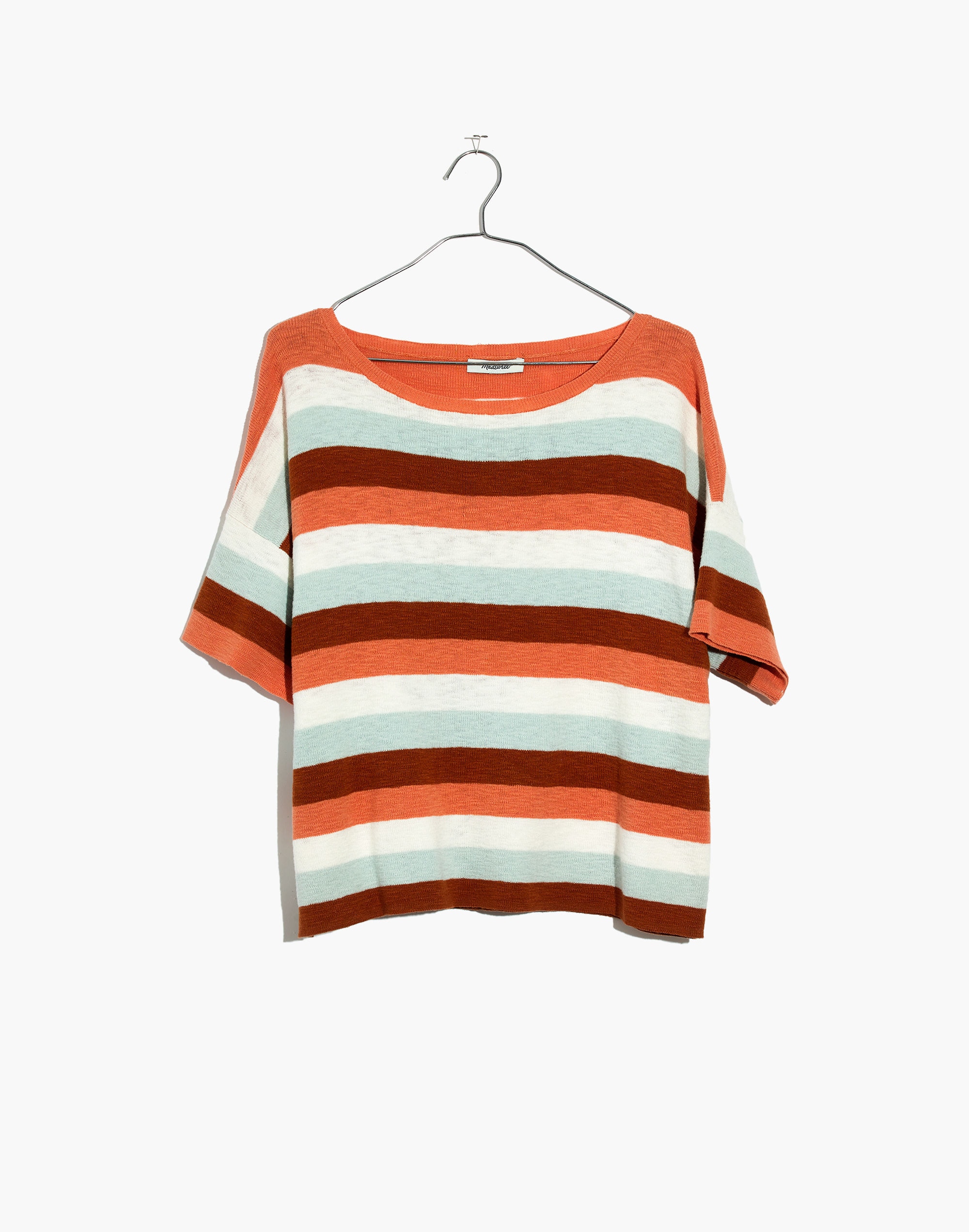 Boxy Sweater Tee in Maggie Stripe