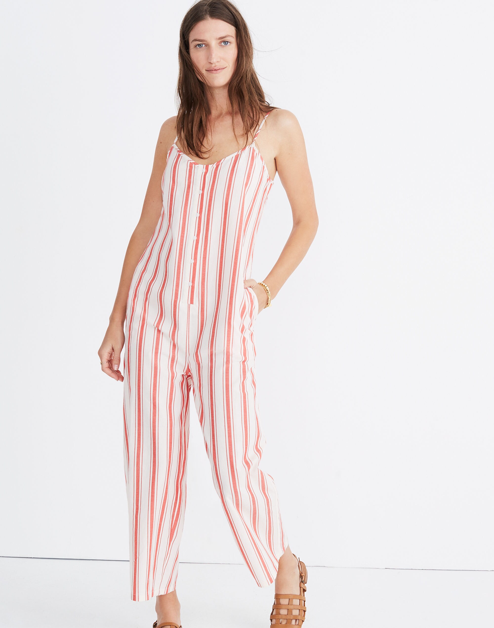 Striped Cami Jumpsuit