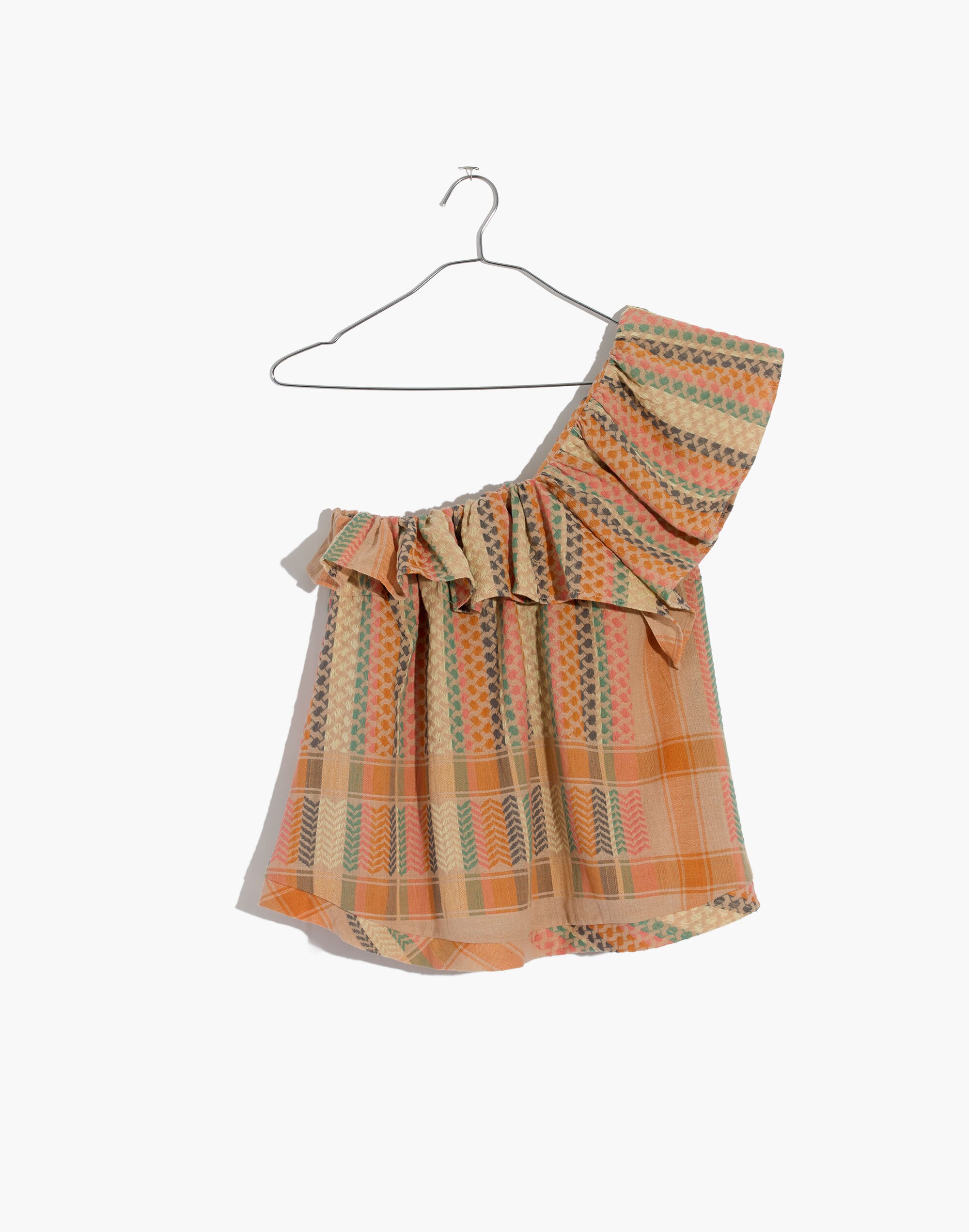 Cecilie Copenhagen Single-Shoulder Ruffle Top