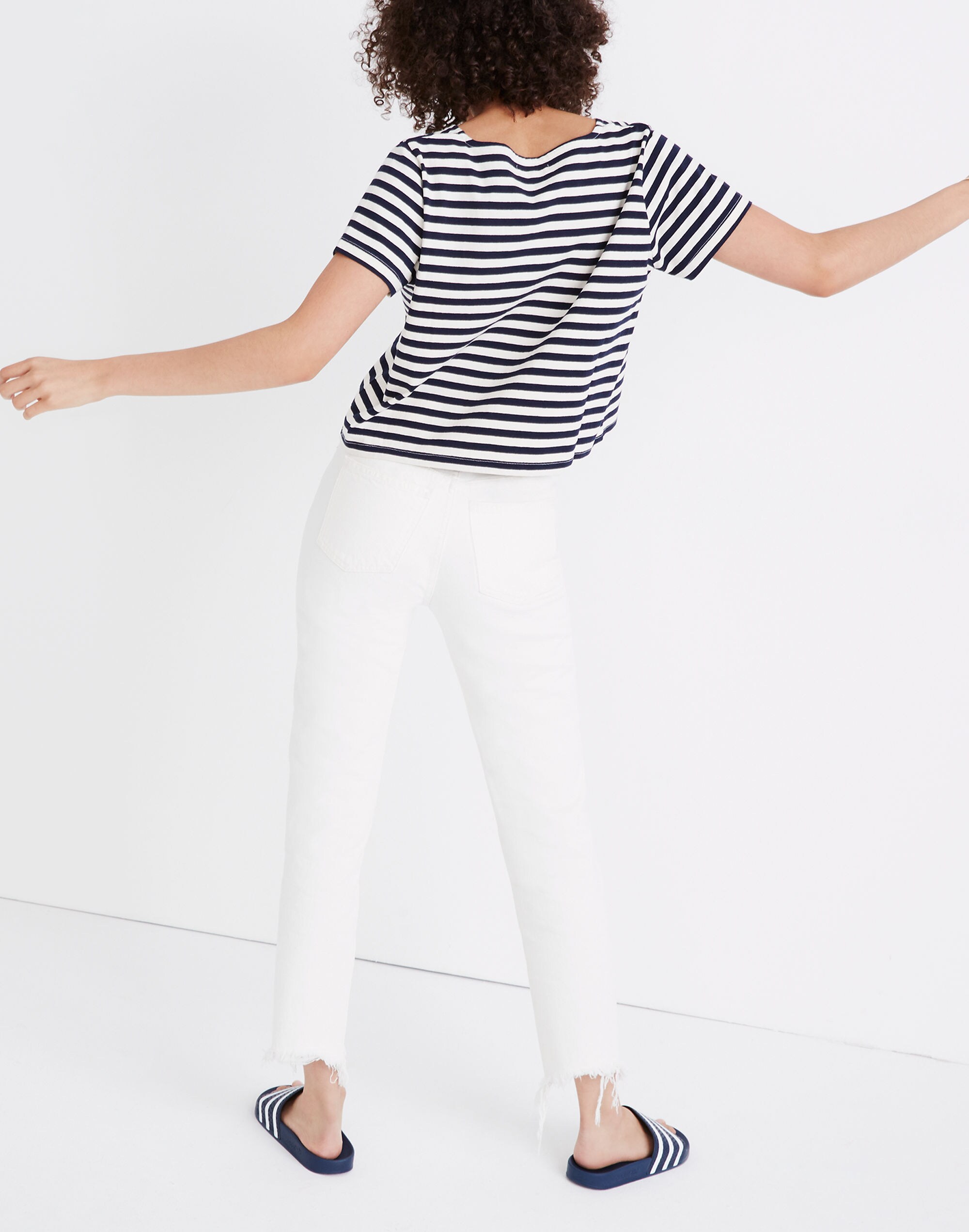 Setlist Boxy Top in Marton Stripe