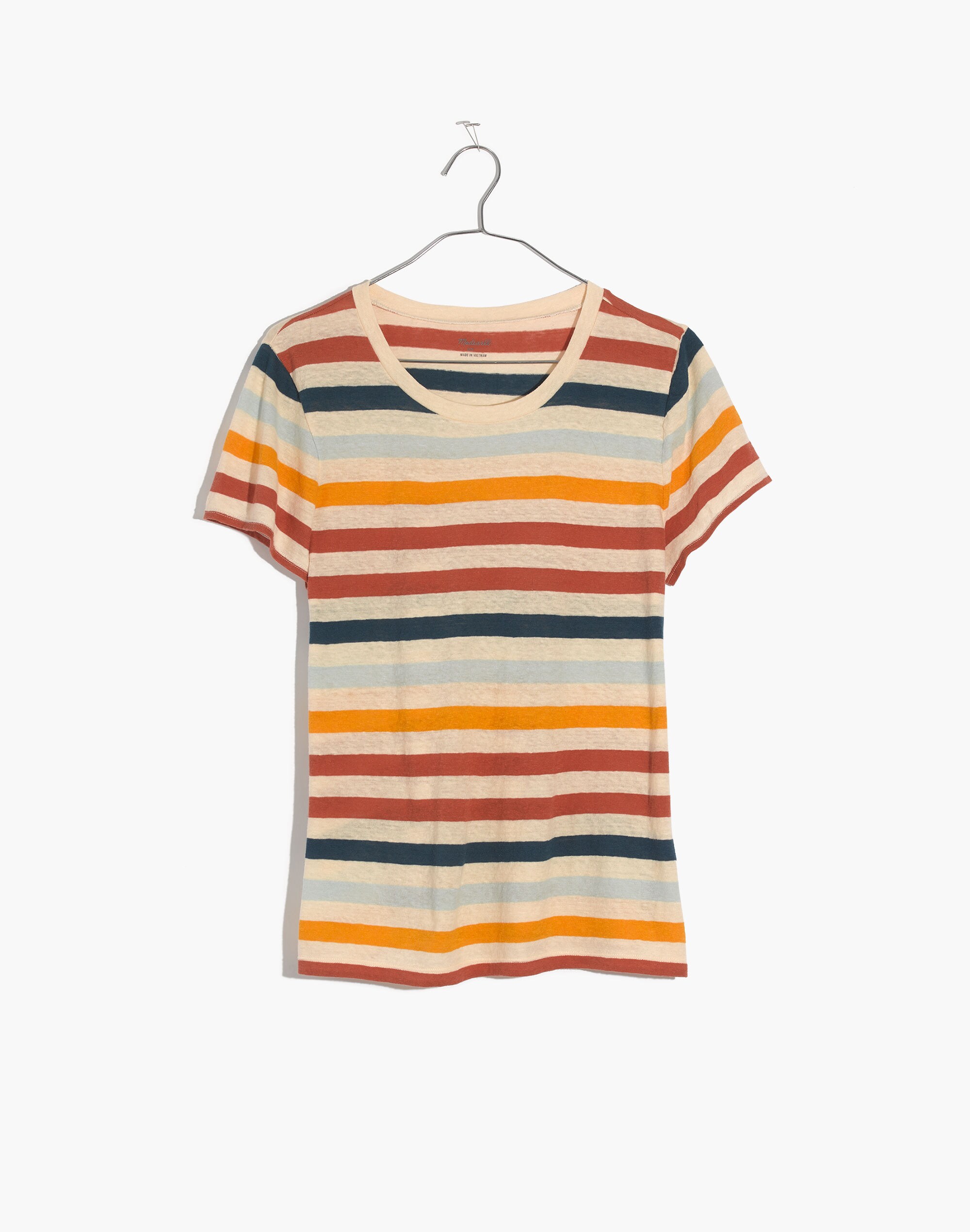 Lo-Fi Shrunken Tee in Jay Stripe