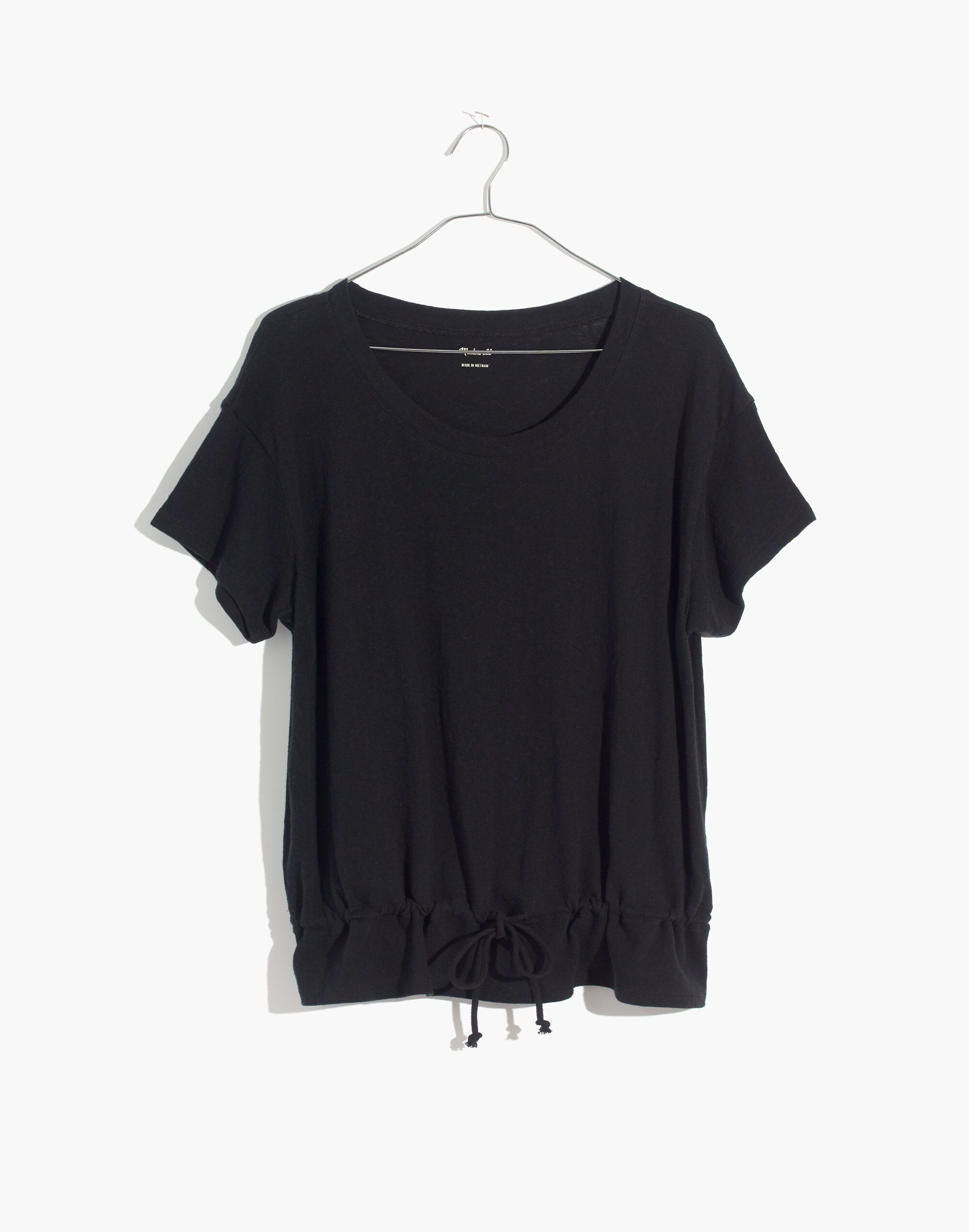 drawstring tee