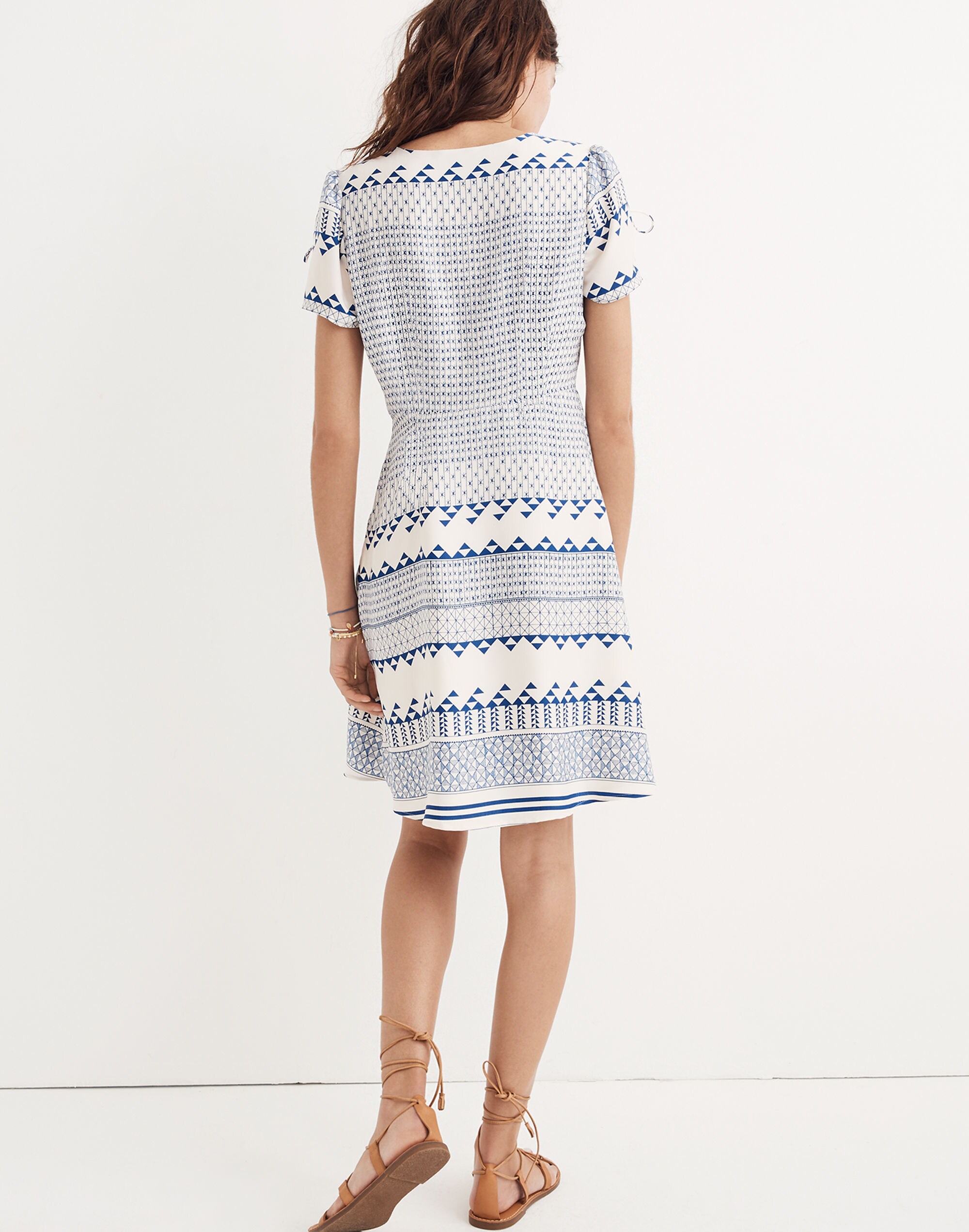 Poppy Dress in Ionian Tile