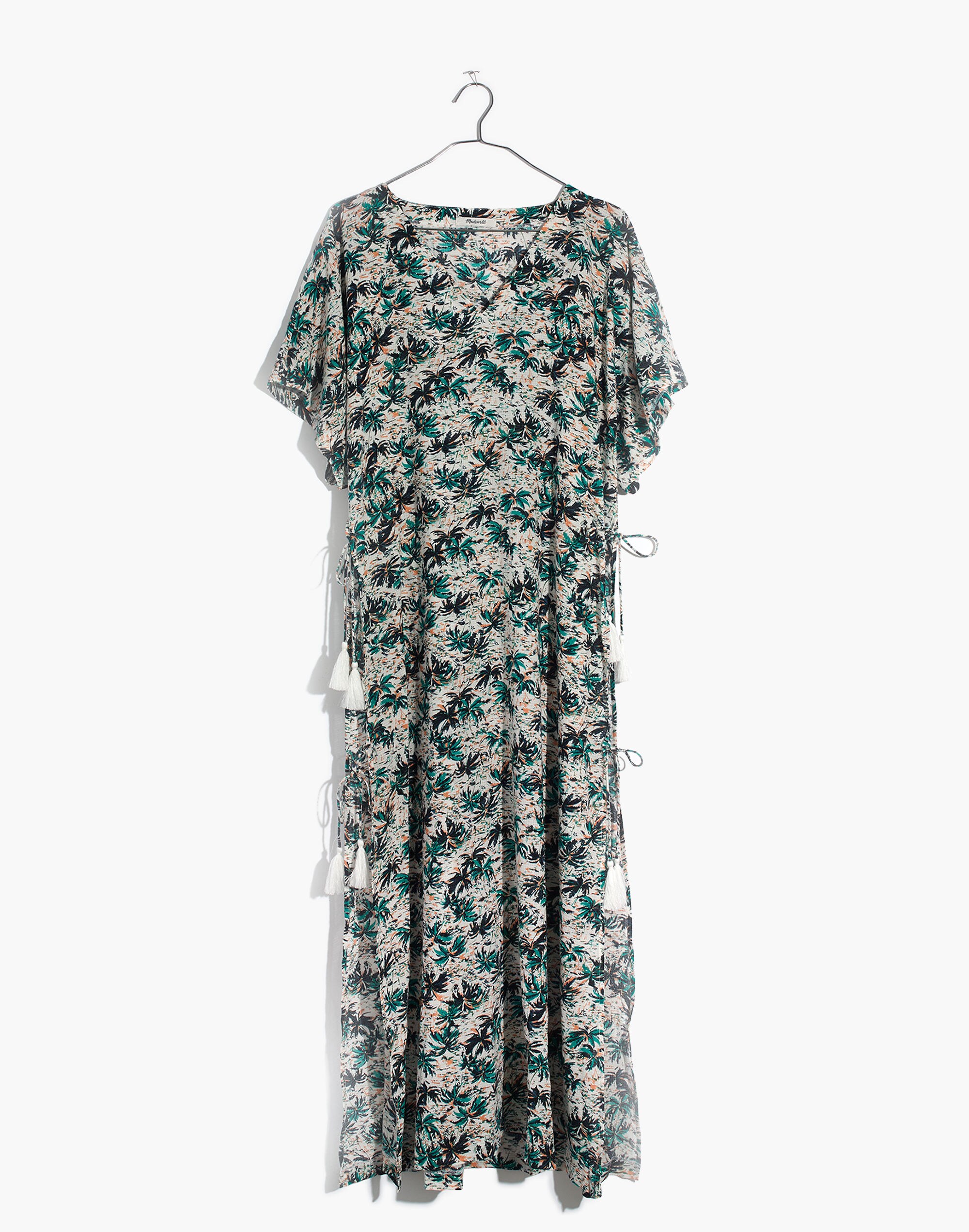 Gibraltar Cover-Up Maxi Dress in Mini Palms