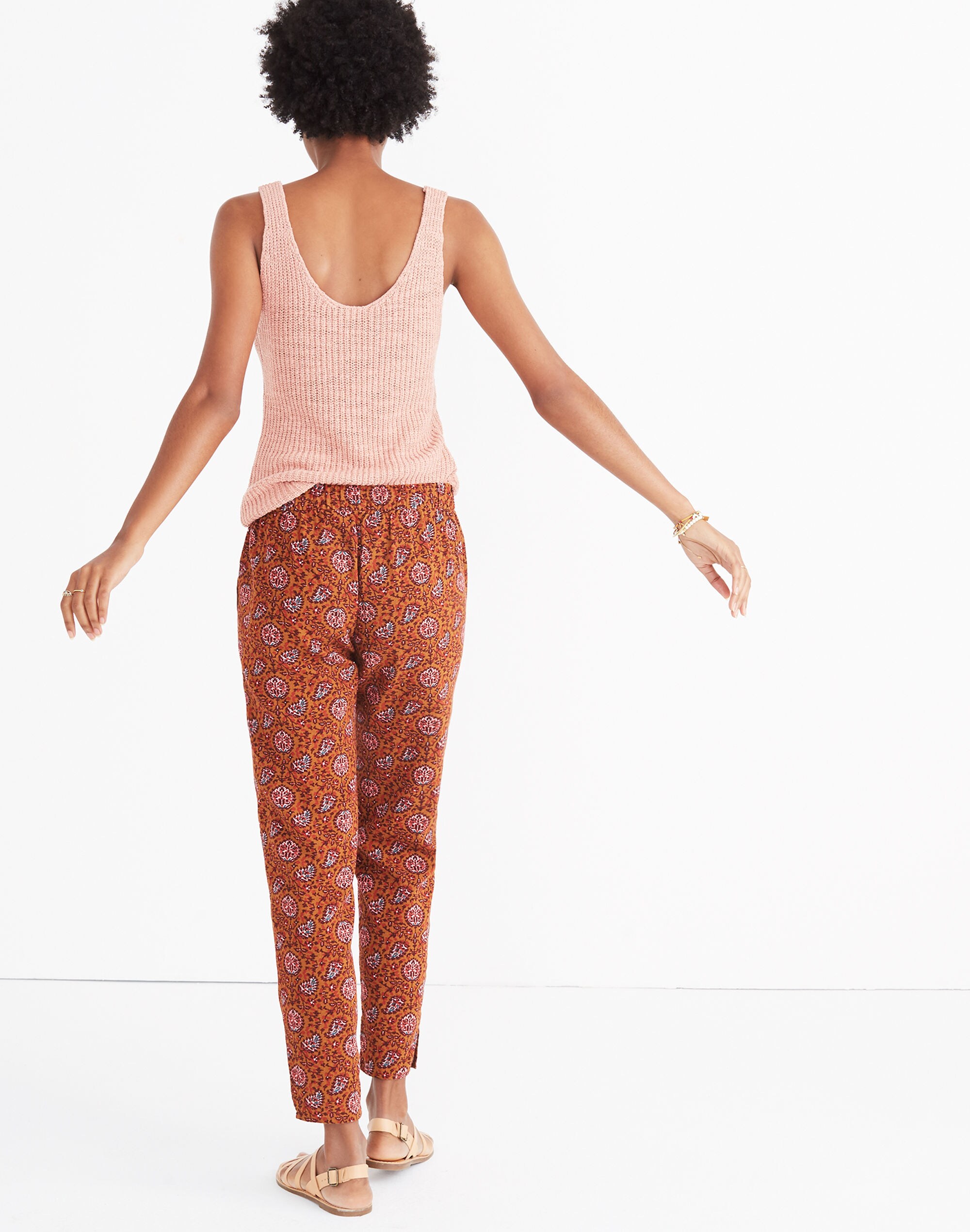 Caracas Cover-Up Pants in Warm Paisley