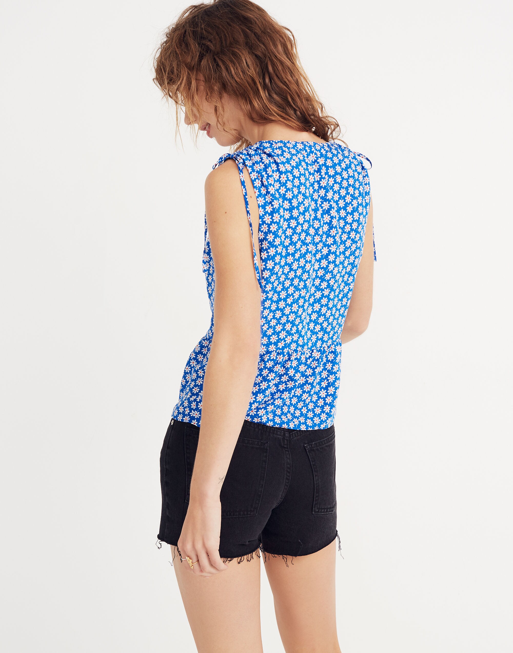 Belle Tank Top in Mini Daisy