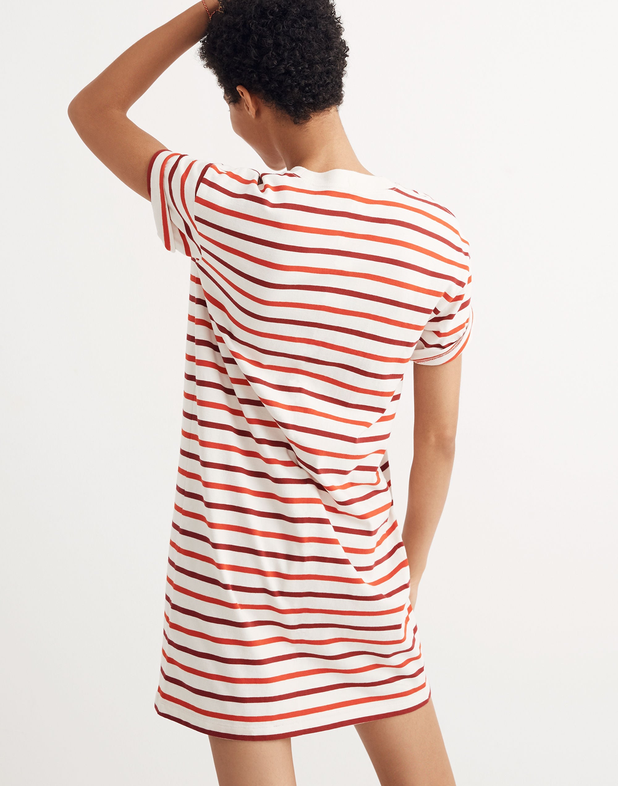 Pocket Tee Dress in Pablo Stripe