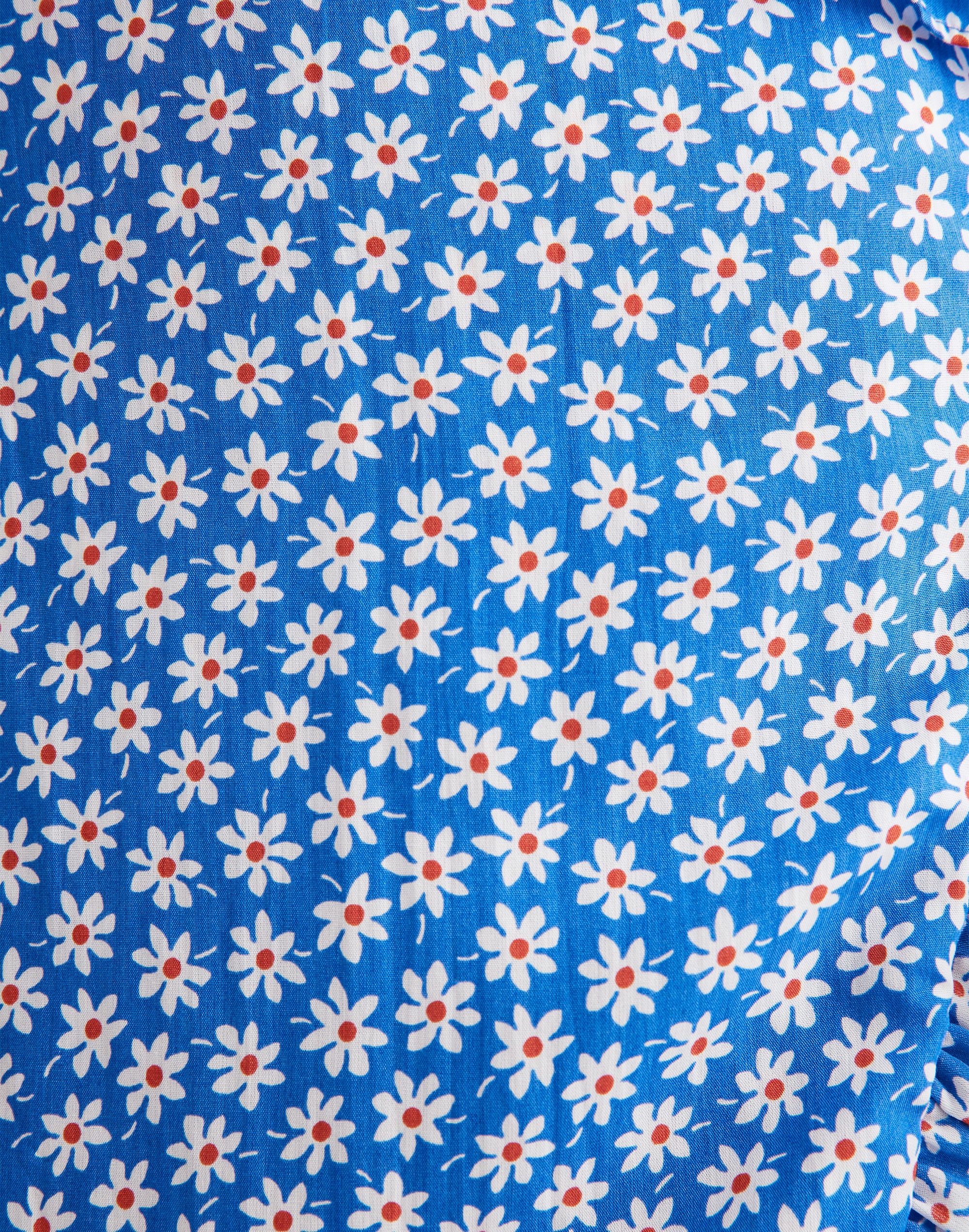 Ruffled Wrap Maxi Dress in Mini Daisy