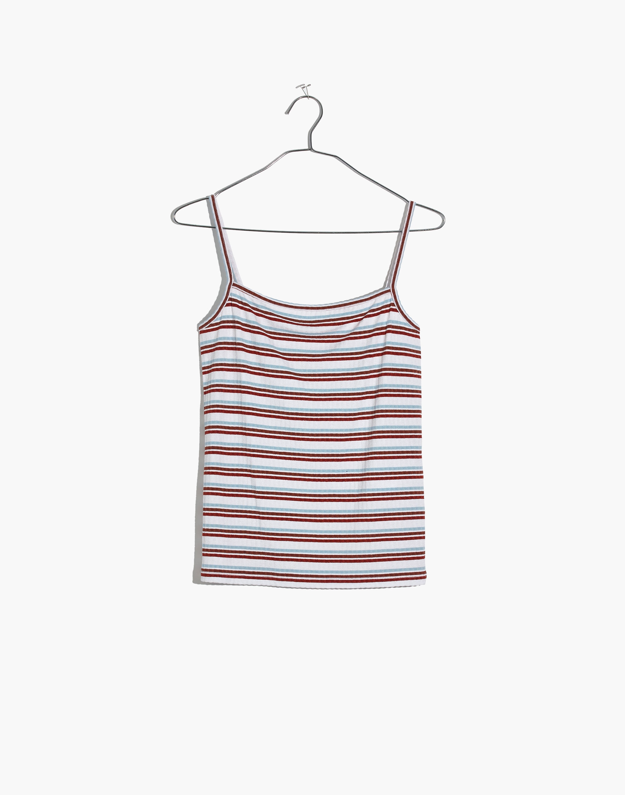 Square-Neck Tank Top in Akiva Stripe