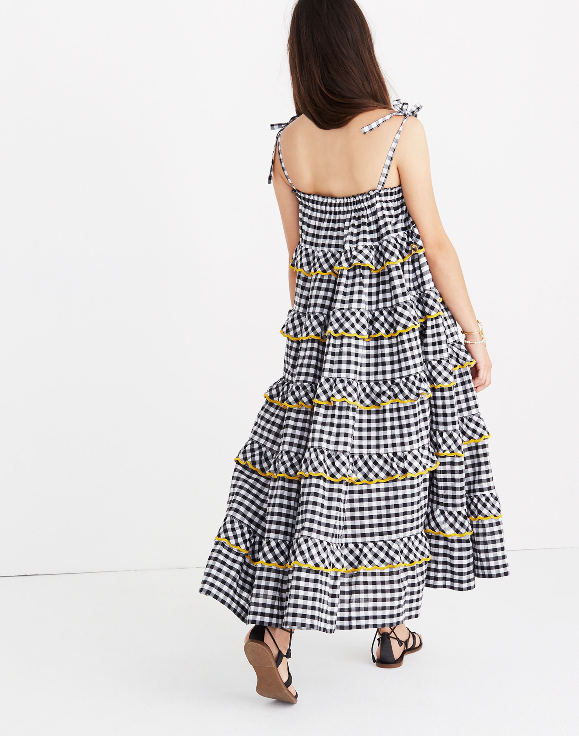Innika Choo Tiered Gingham Avens Dress