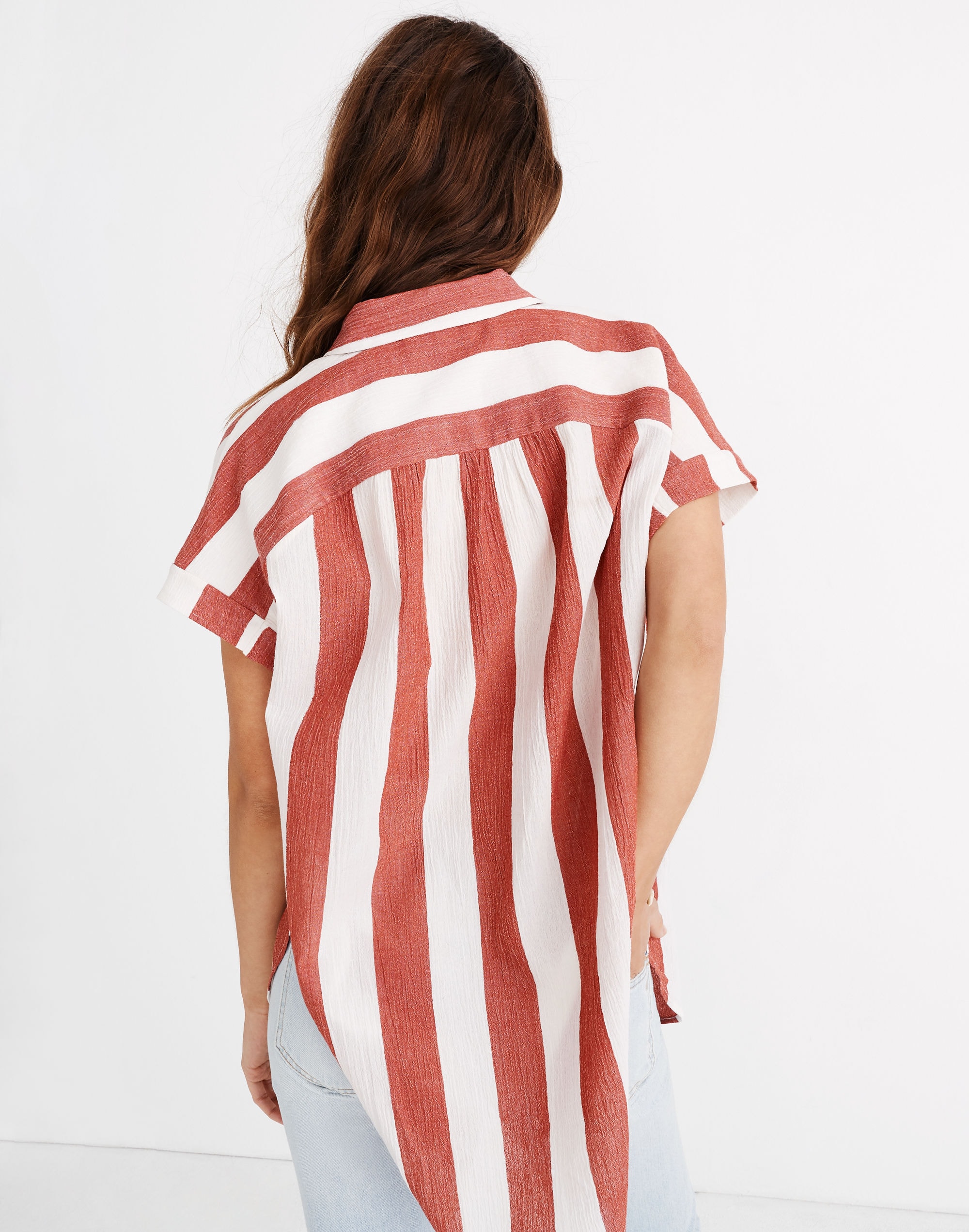 Central Tunic Shirt in Cara Stripe