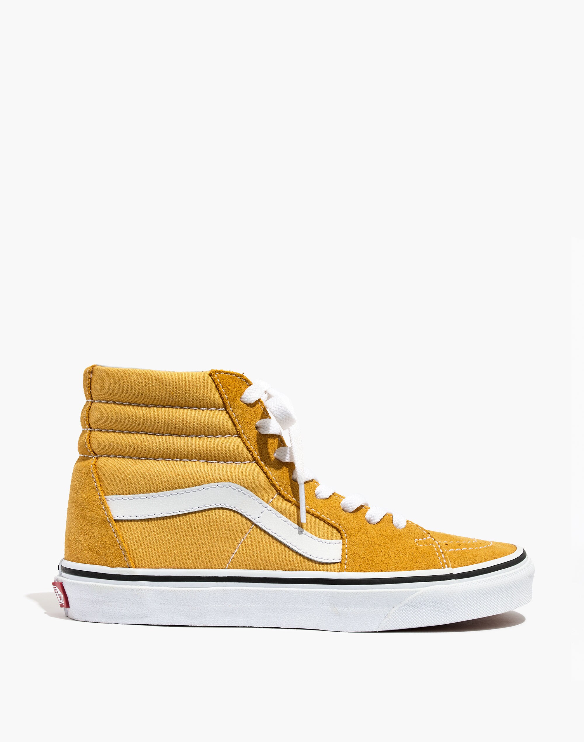 Vans&reg; Unisex SK8-Hi High-Top Sneakers in Ochre Suede