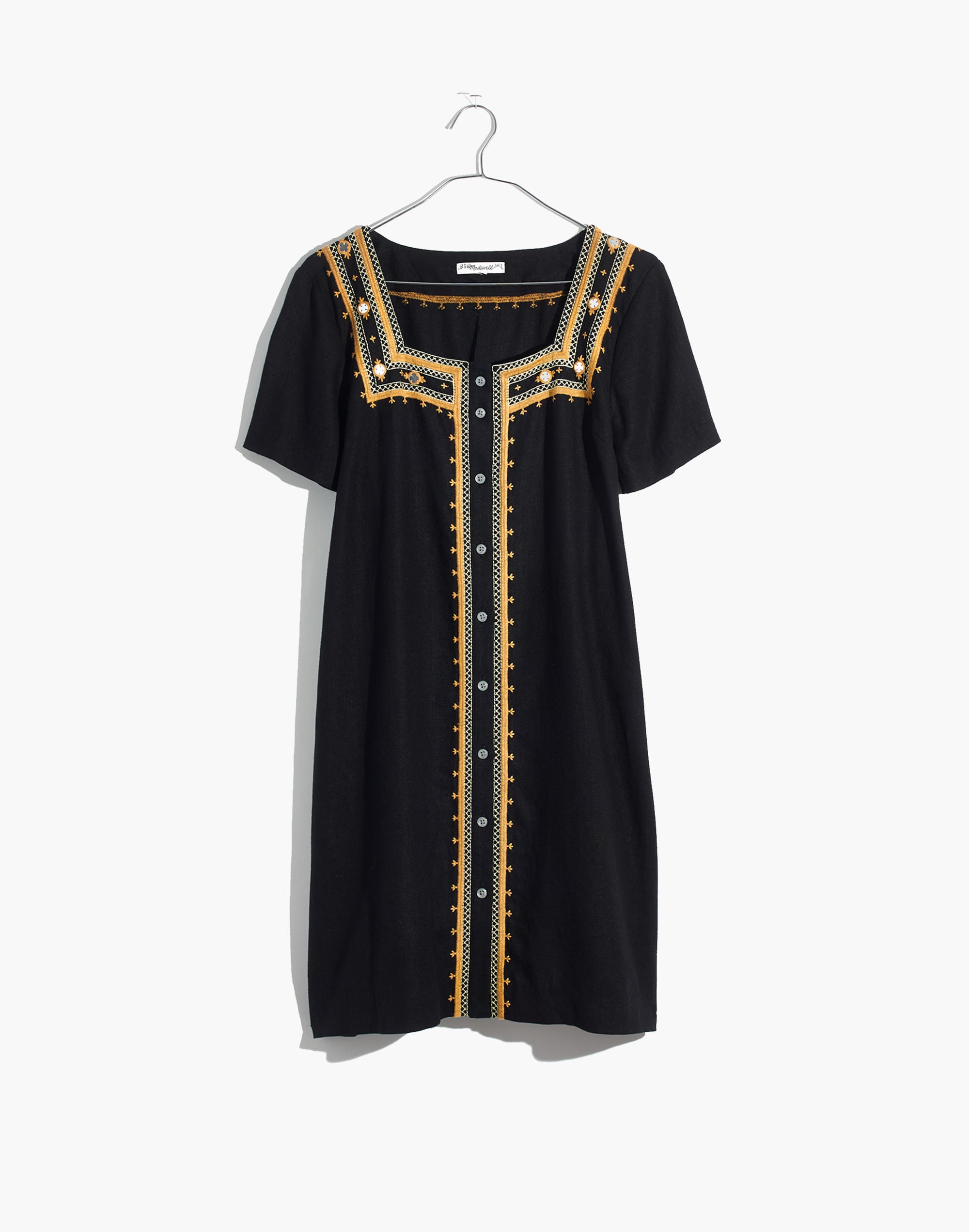 Mirror-Embroidered Dress