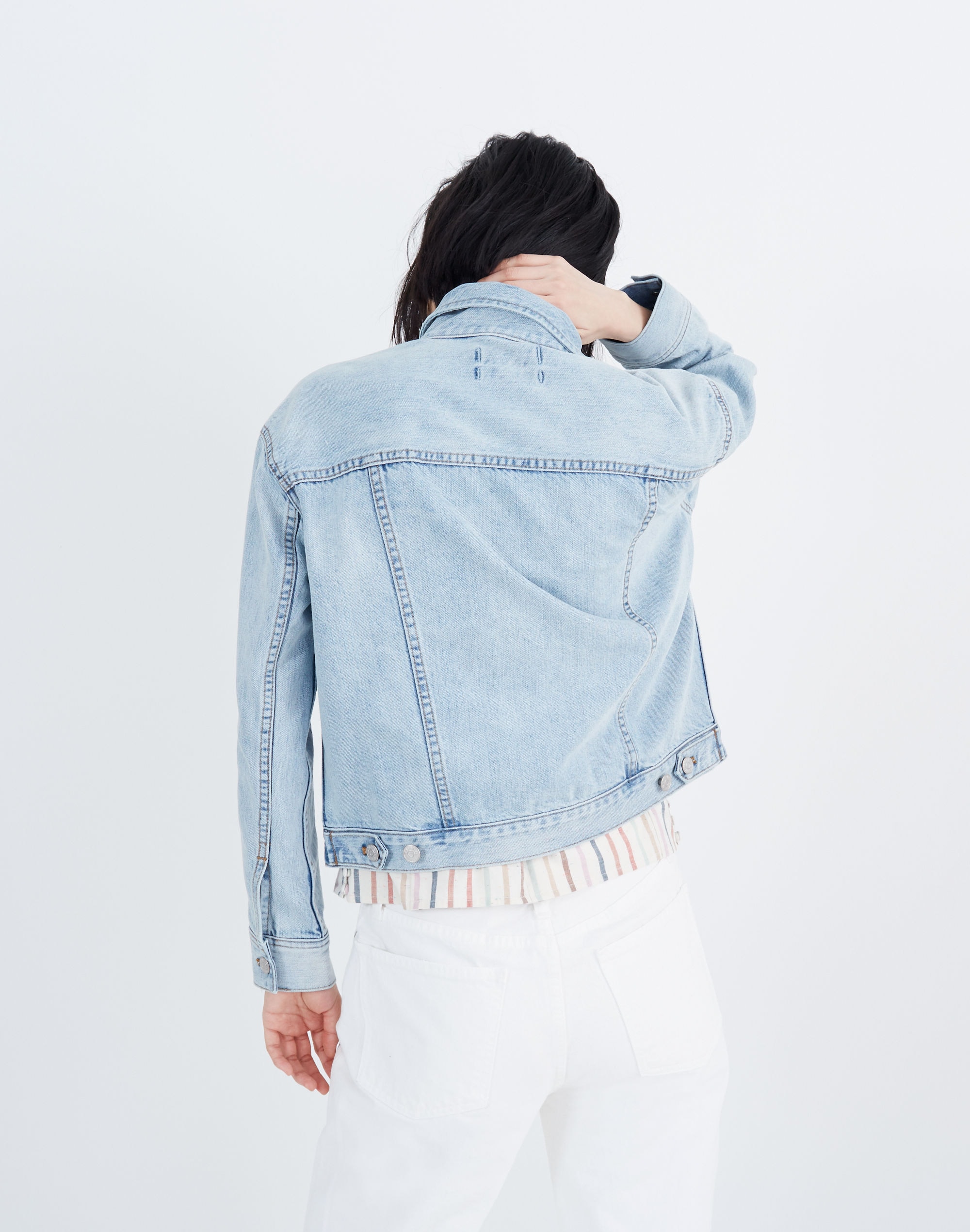 The Boxy-Crop Jean Jacket in Fitzgerald Wash
