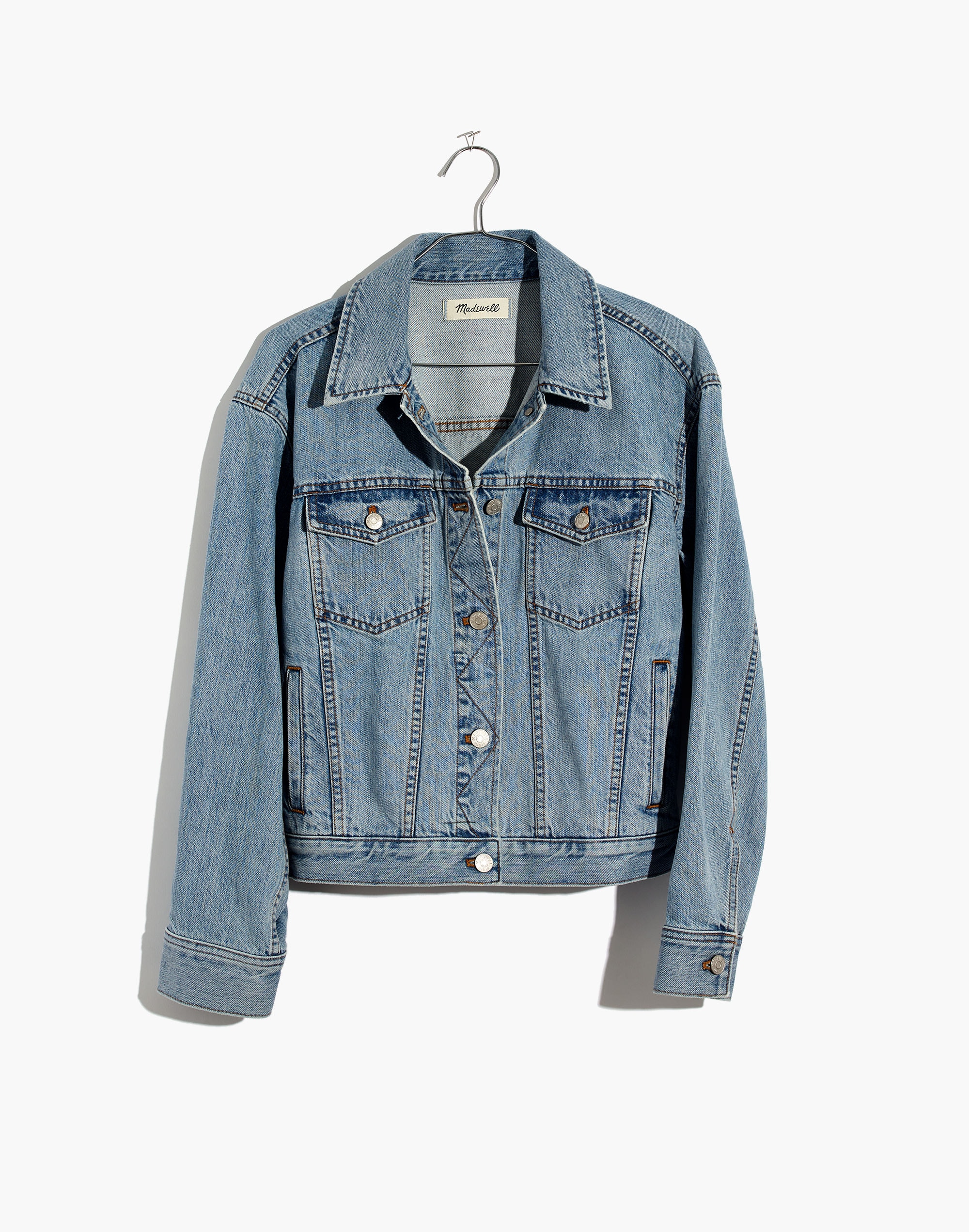 The Boxy-Crop Jean Jacket in Fitzgerald Wash