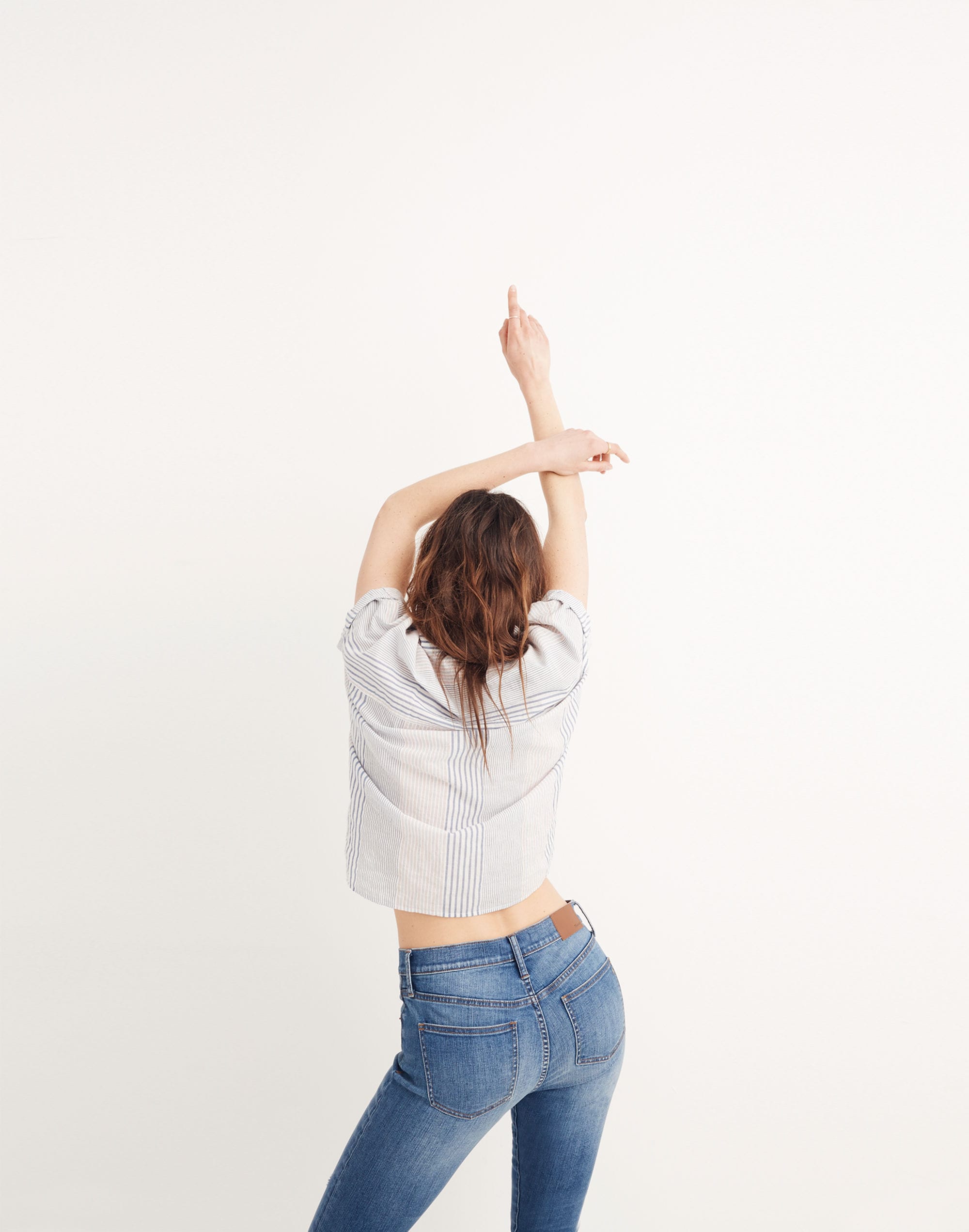 8" Skinny Jeans in Bellaire Wash