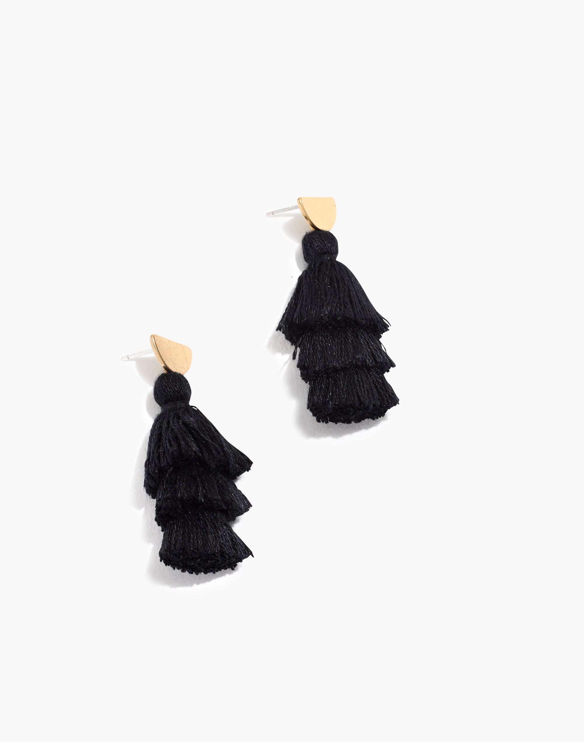 Tiered Tassel Earrings