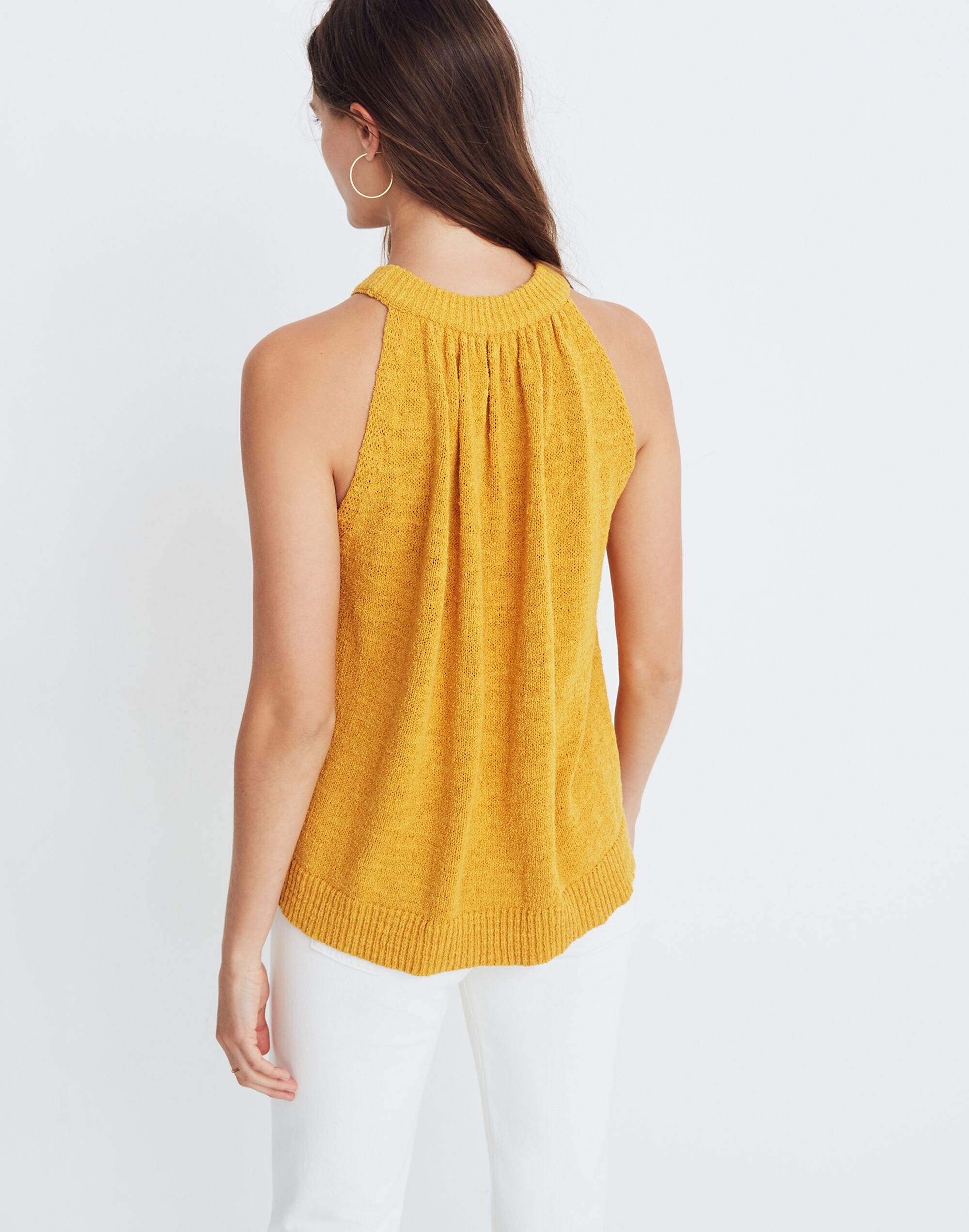 Gathered Sweater Tank