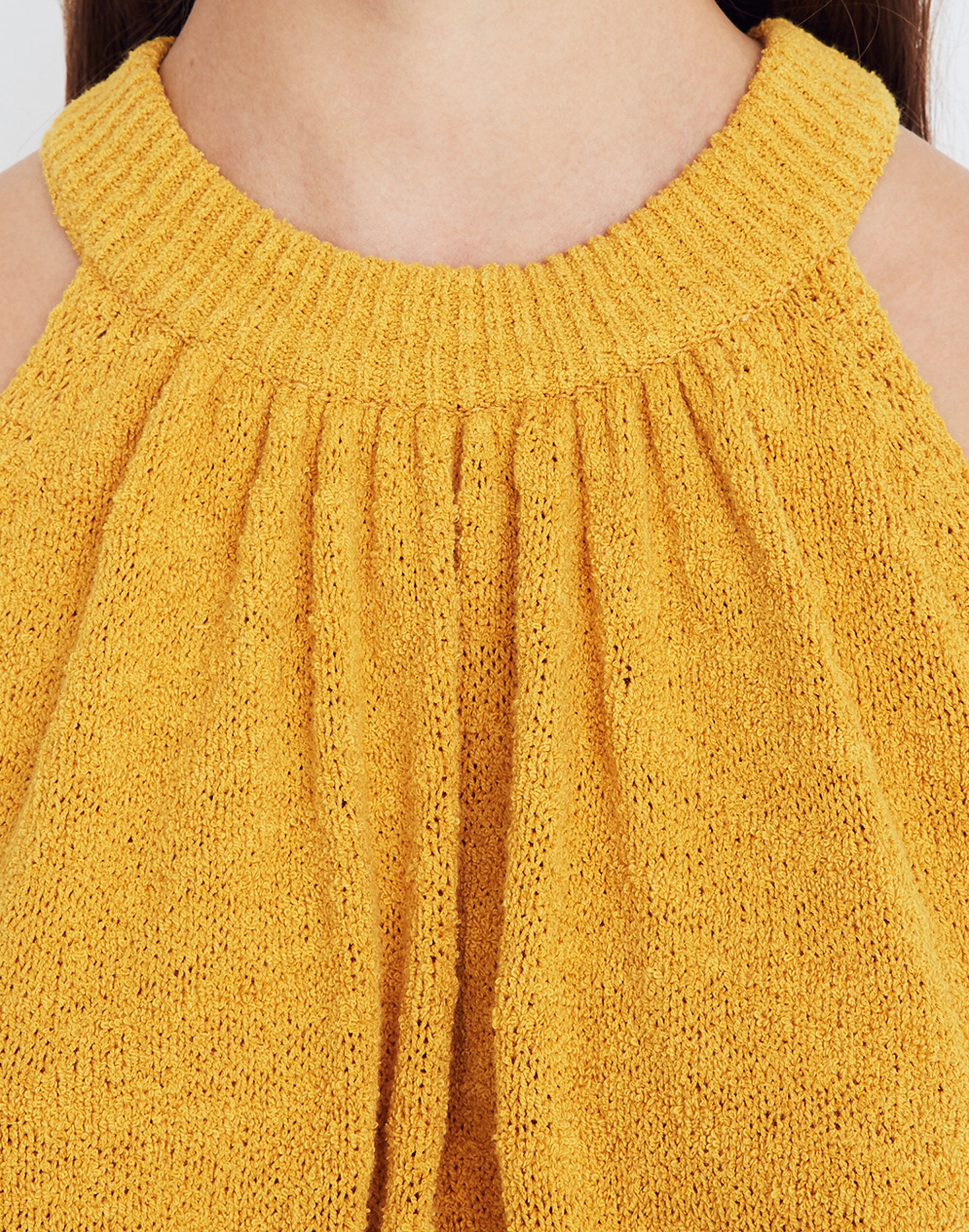 Gathered Sweater Tank