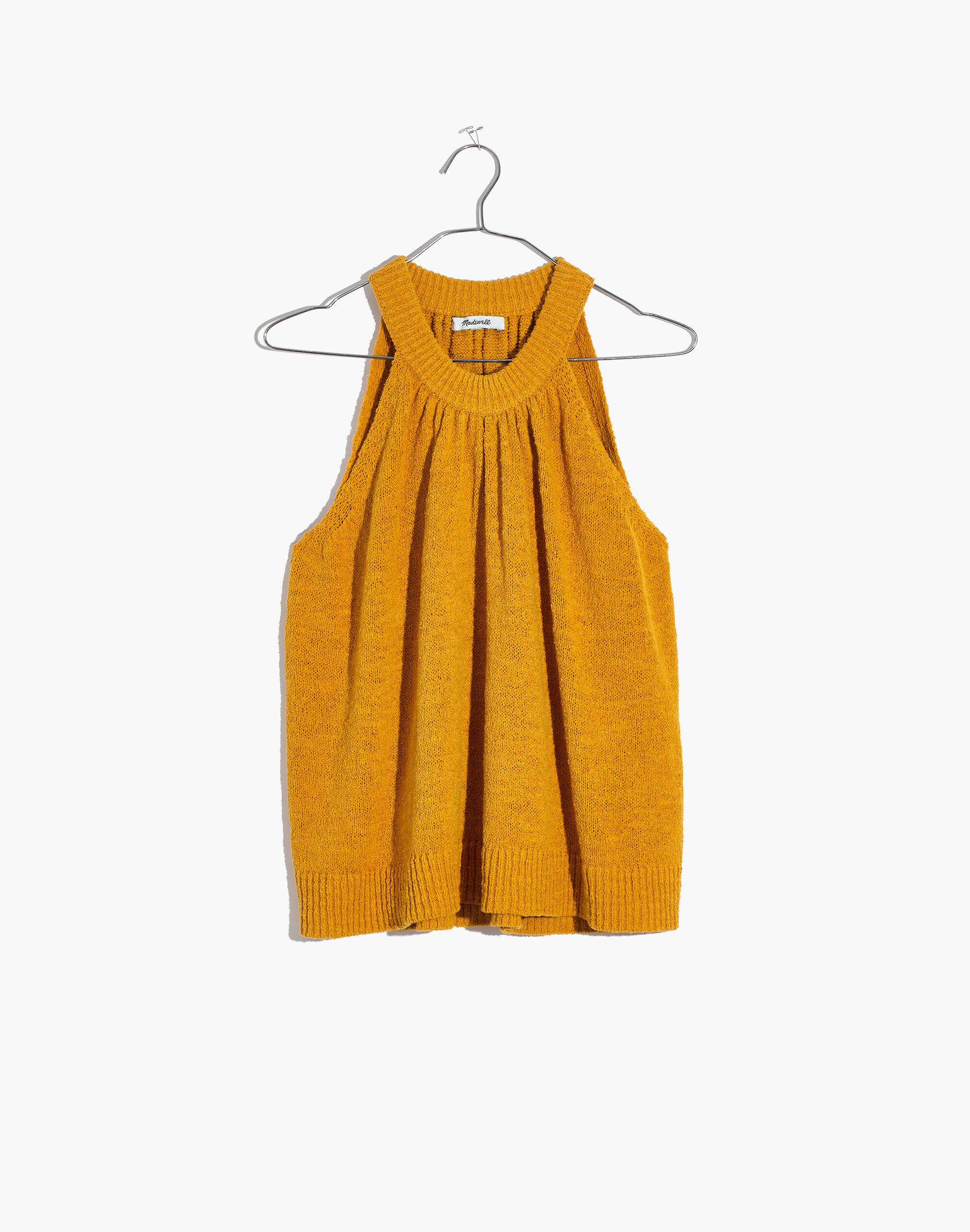 Gathered Sweater Tank