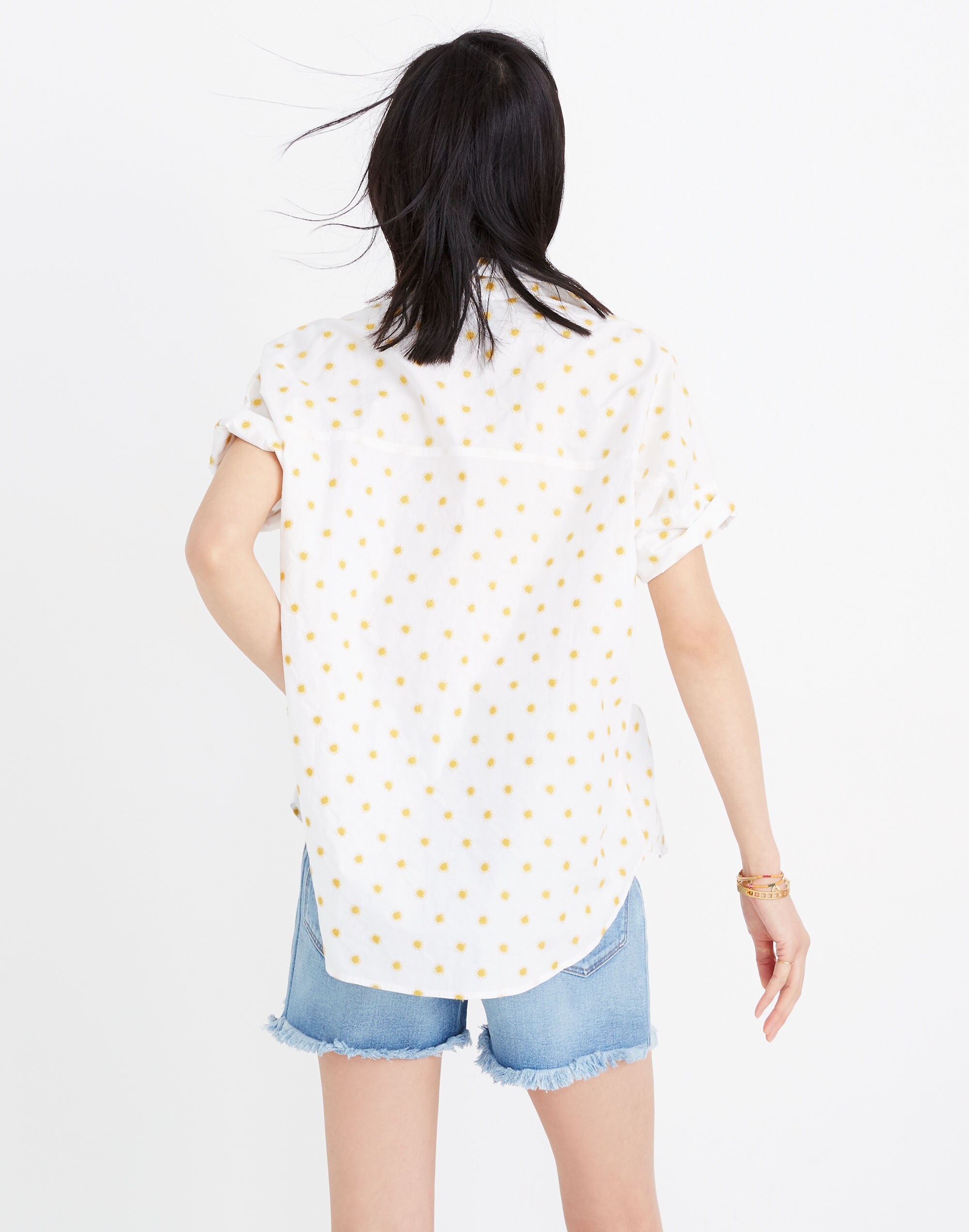 Sun Embroidered Courier Shirt