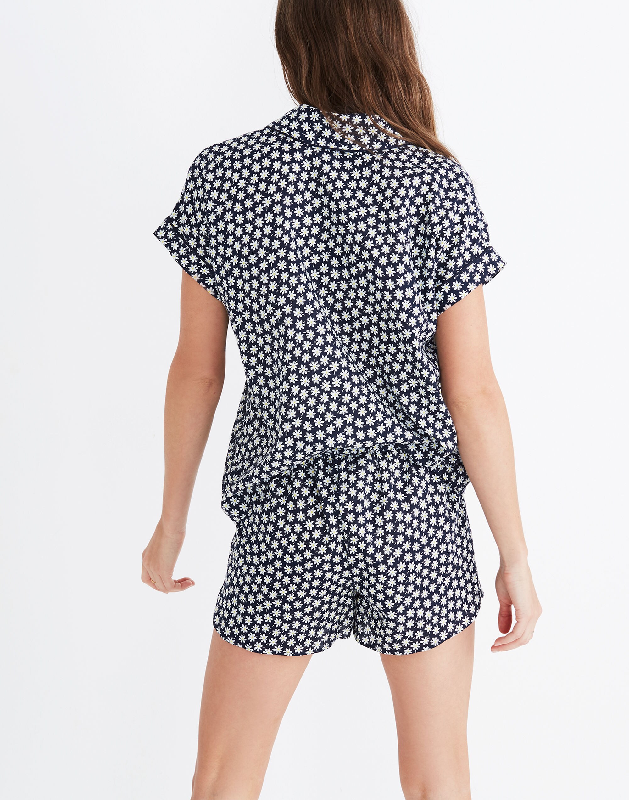 Bedtime Pajama Shorts in Mini Daisy