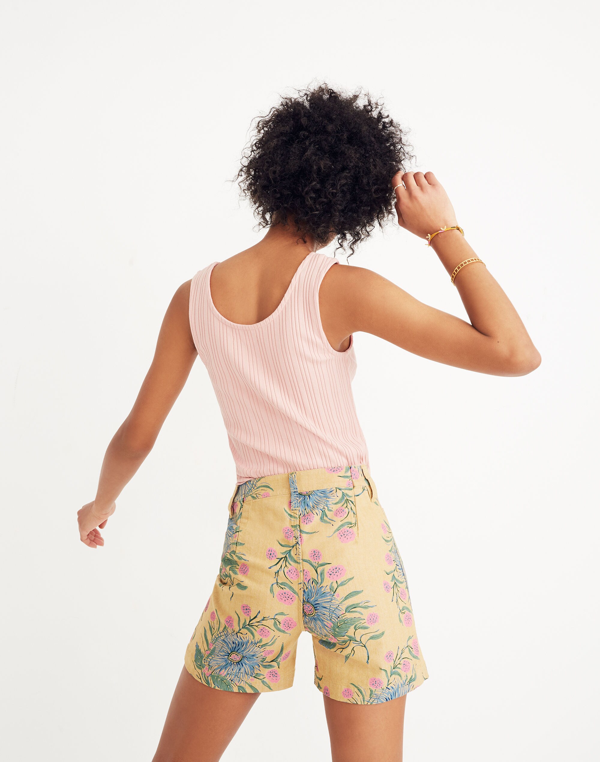 Emmett Shorts in Painted Blooms