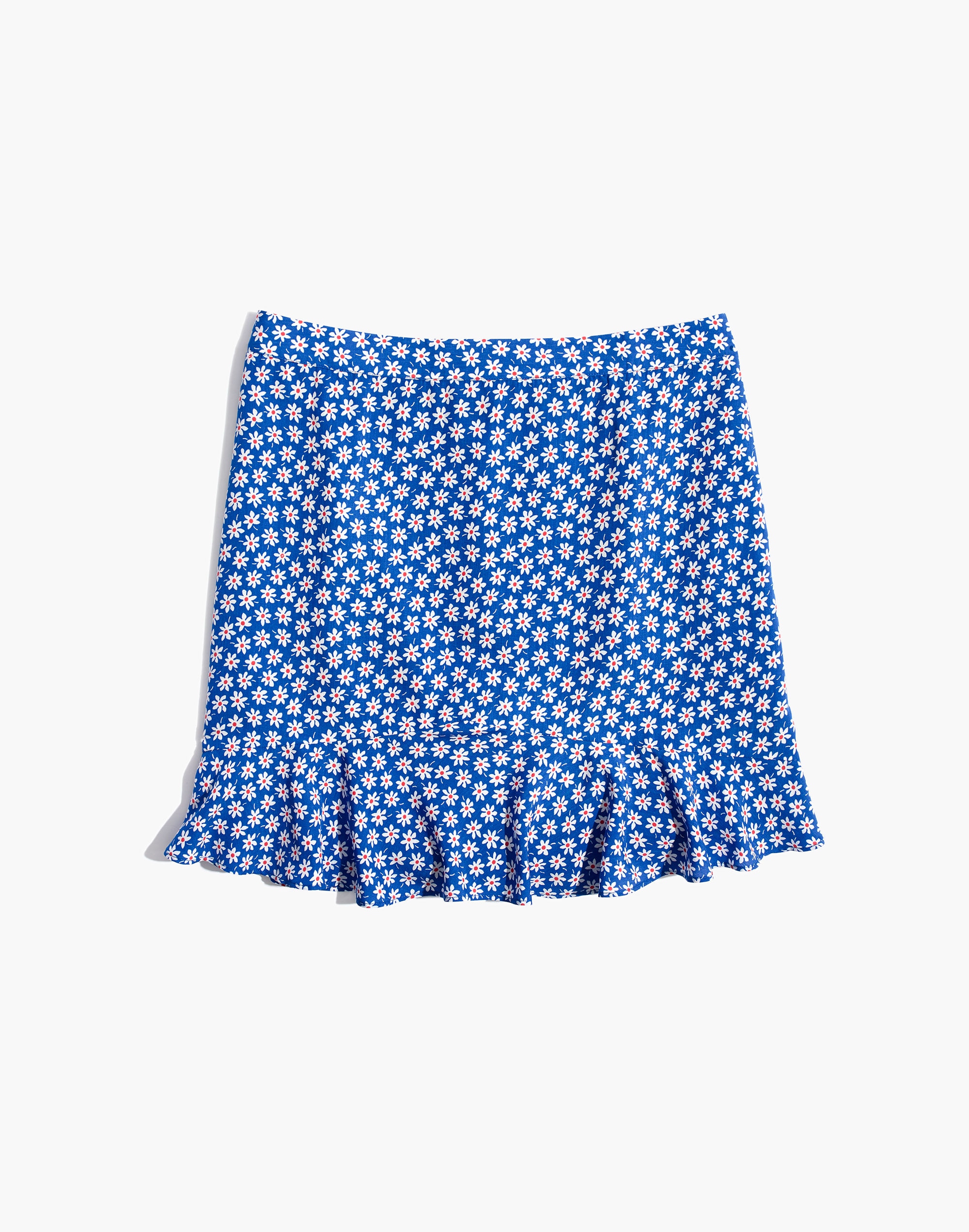Ruffle-Edge Skirt in Mini Daisy
