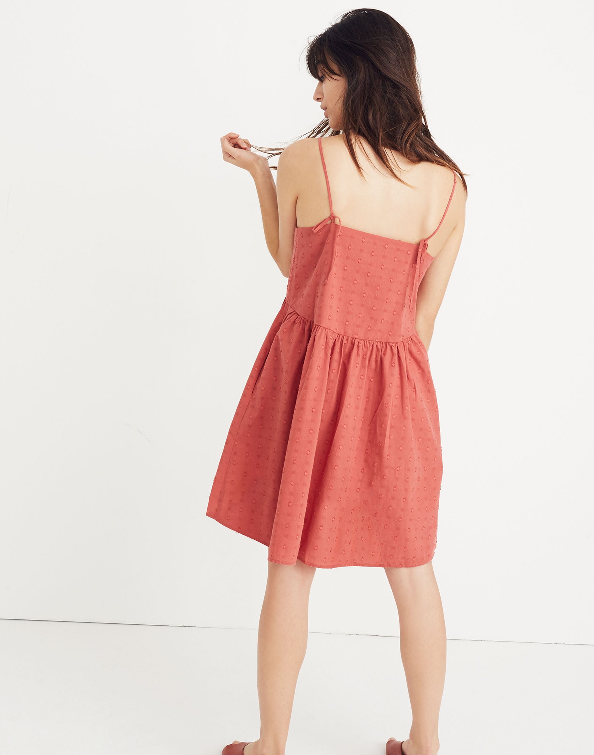 Embroidered Sunflower Cami Dress