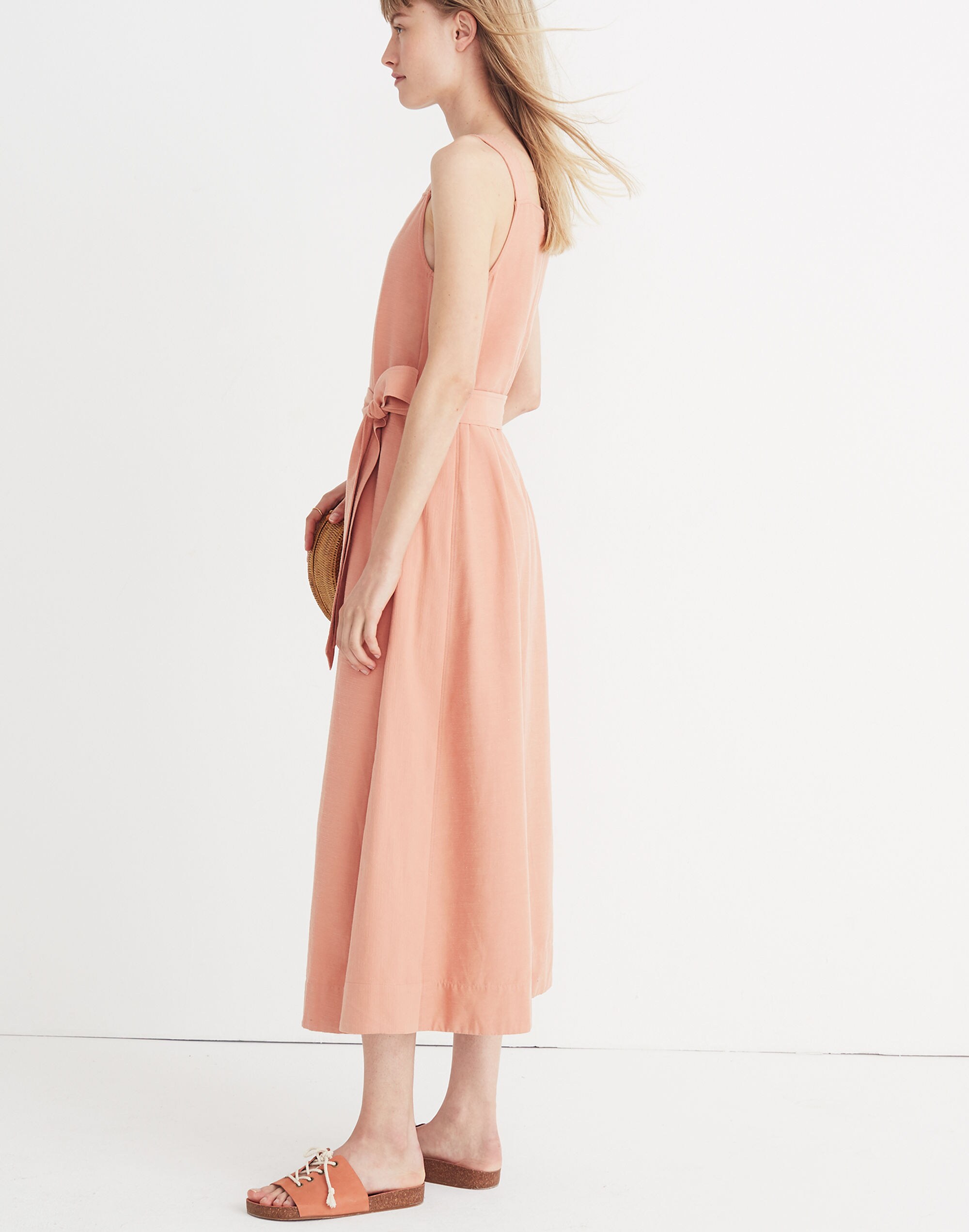 Apron Tie-Waist Dress