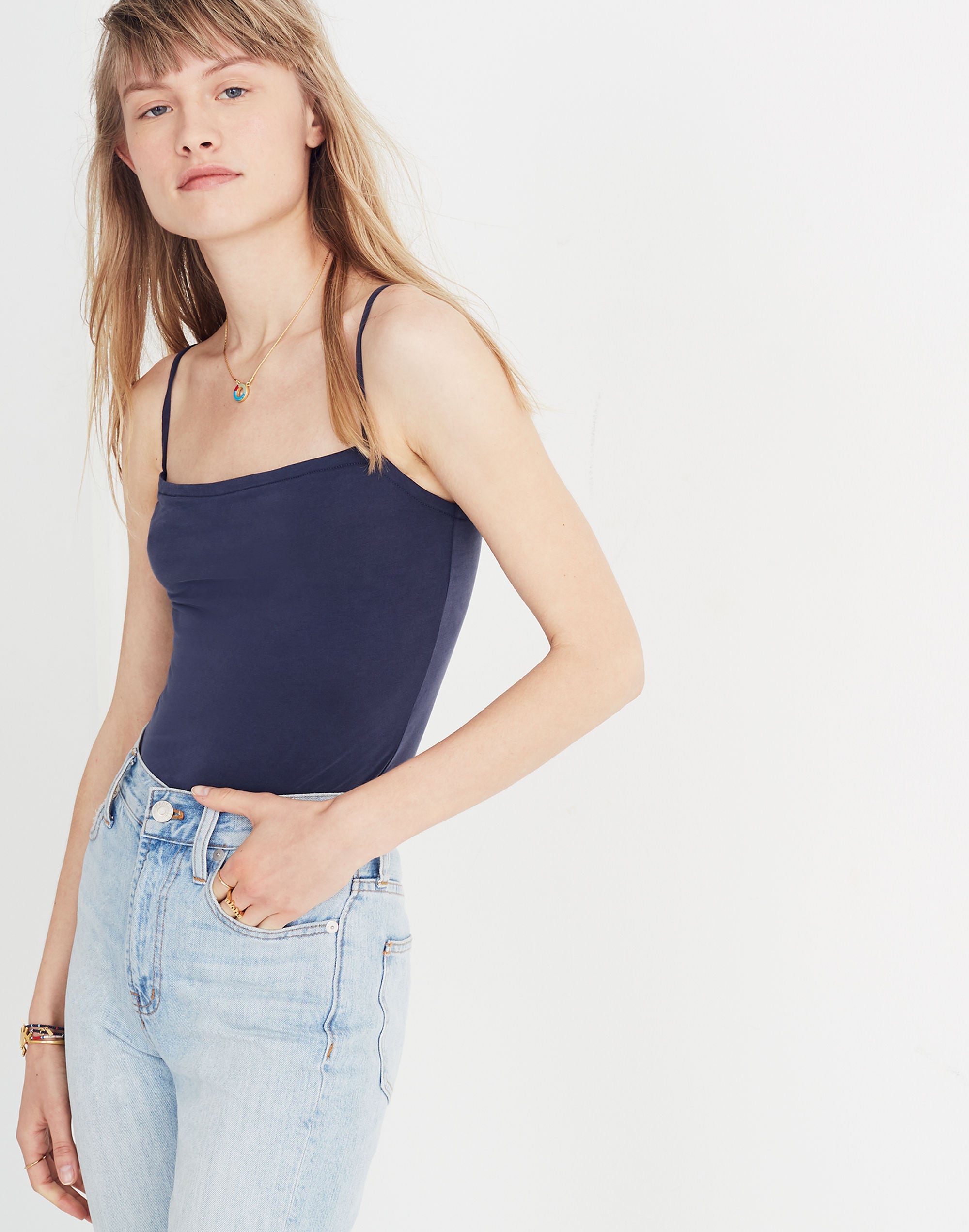 Sandwashed Cami Bodysuit