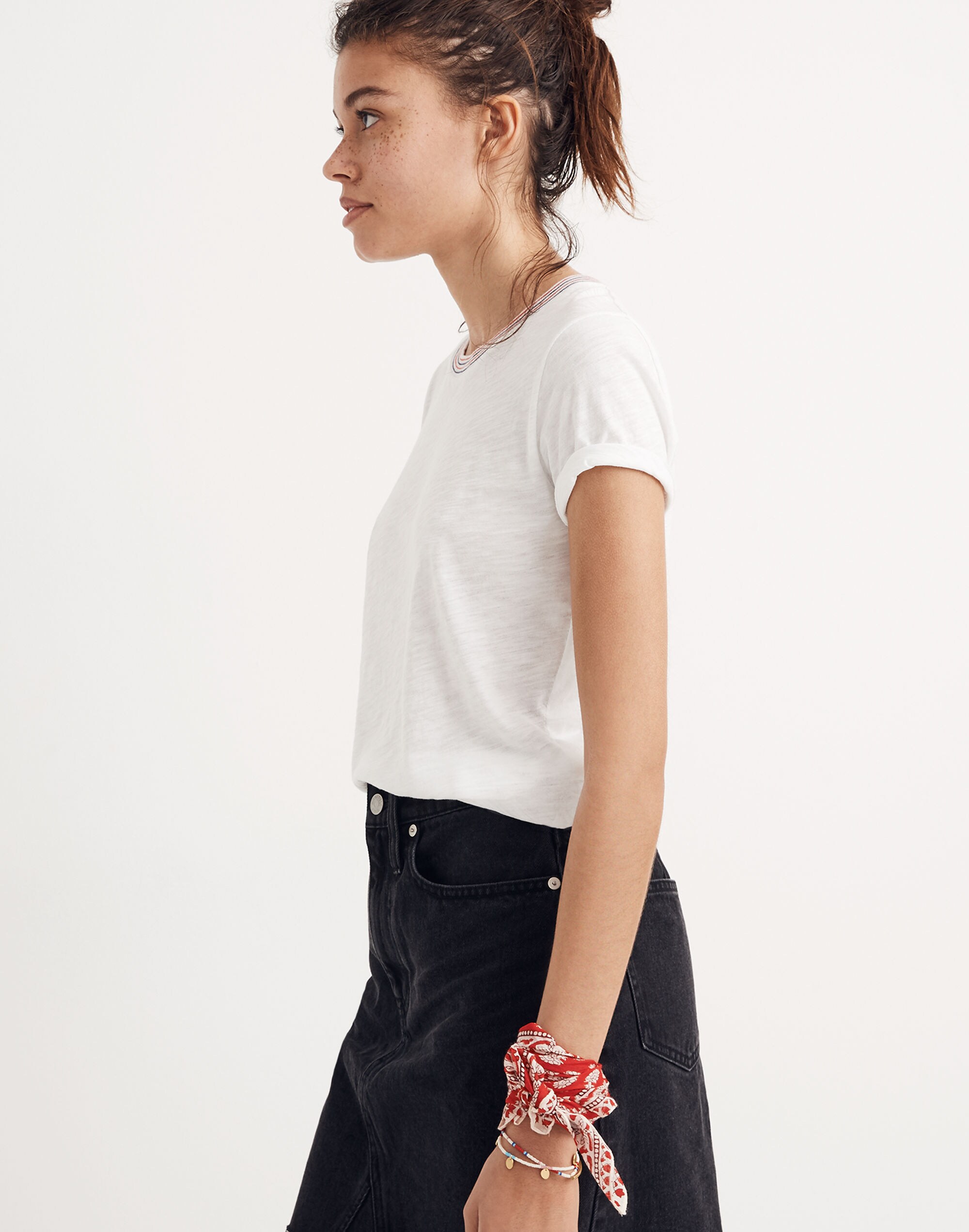 Denim Frisco Mini Skirt in Lunar Wash