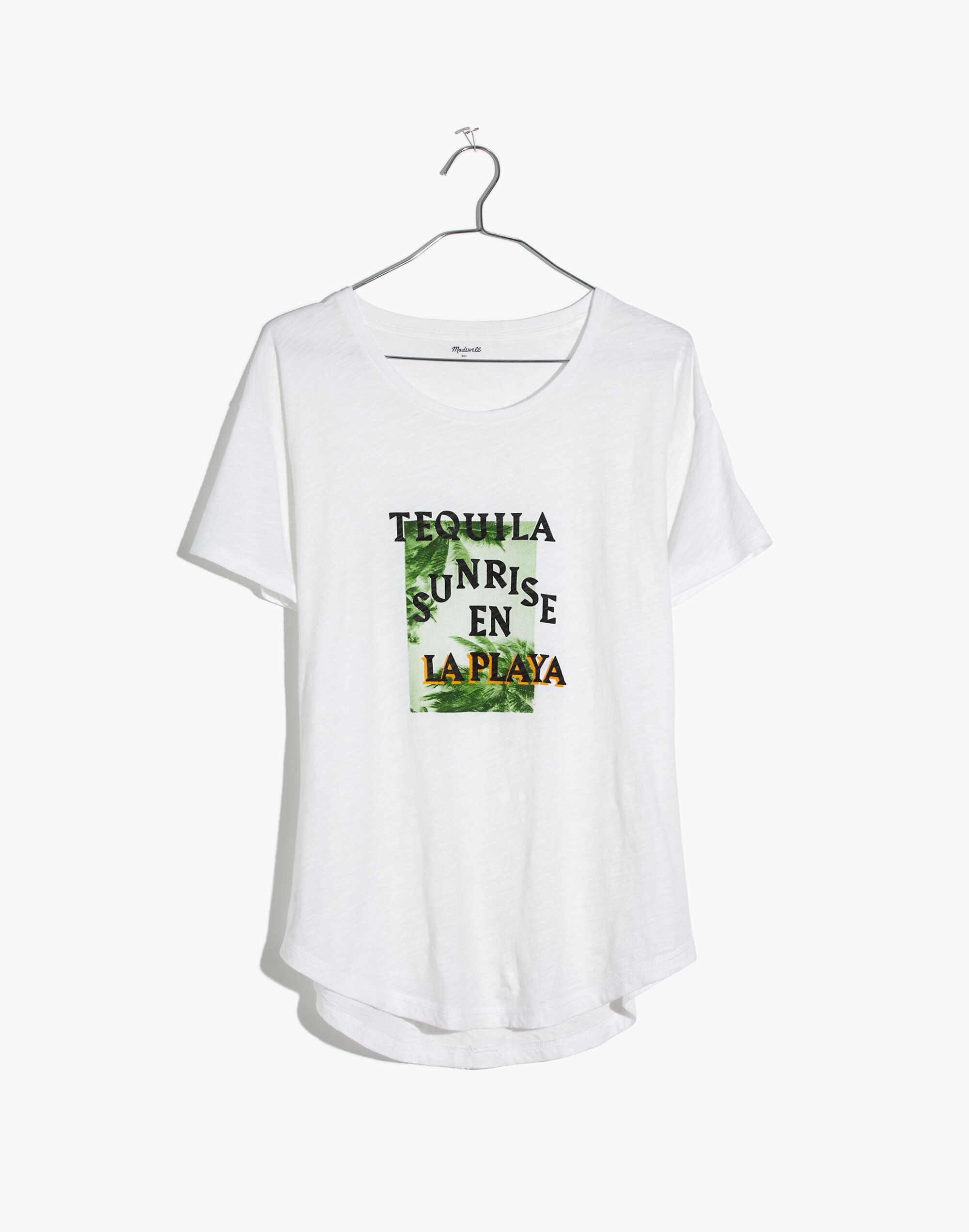 Tequila Sunrise Whisper Cotton Crewneck Tee