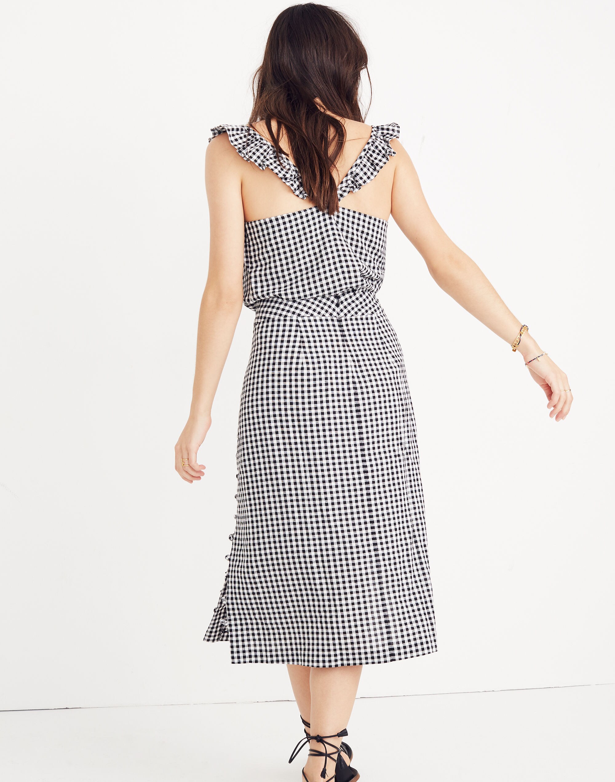 Gingham Pencil Skirt