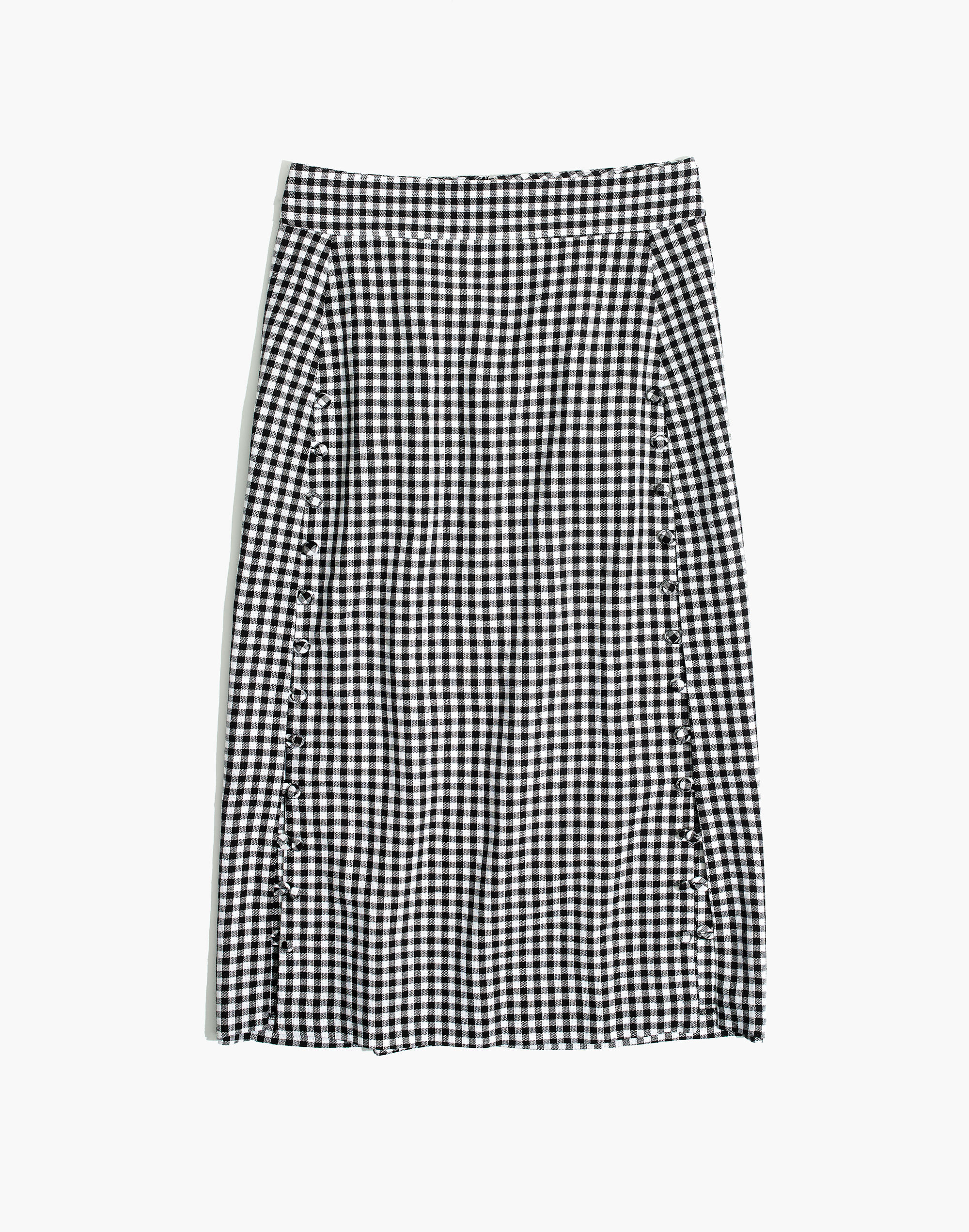 Gingham Pencil Skirt