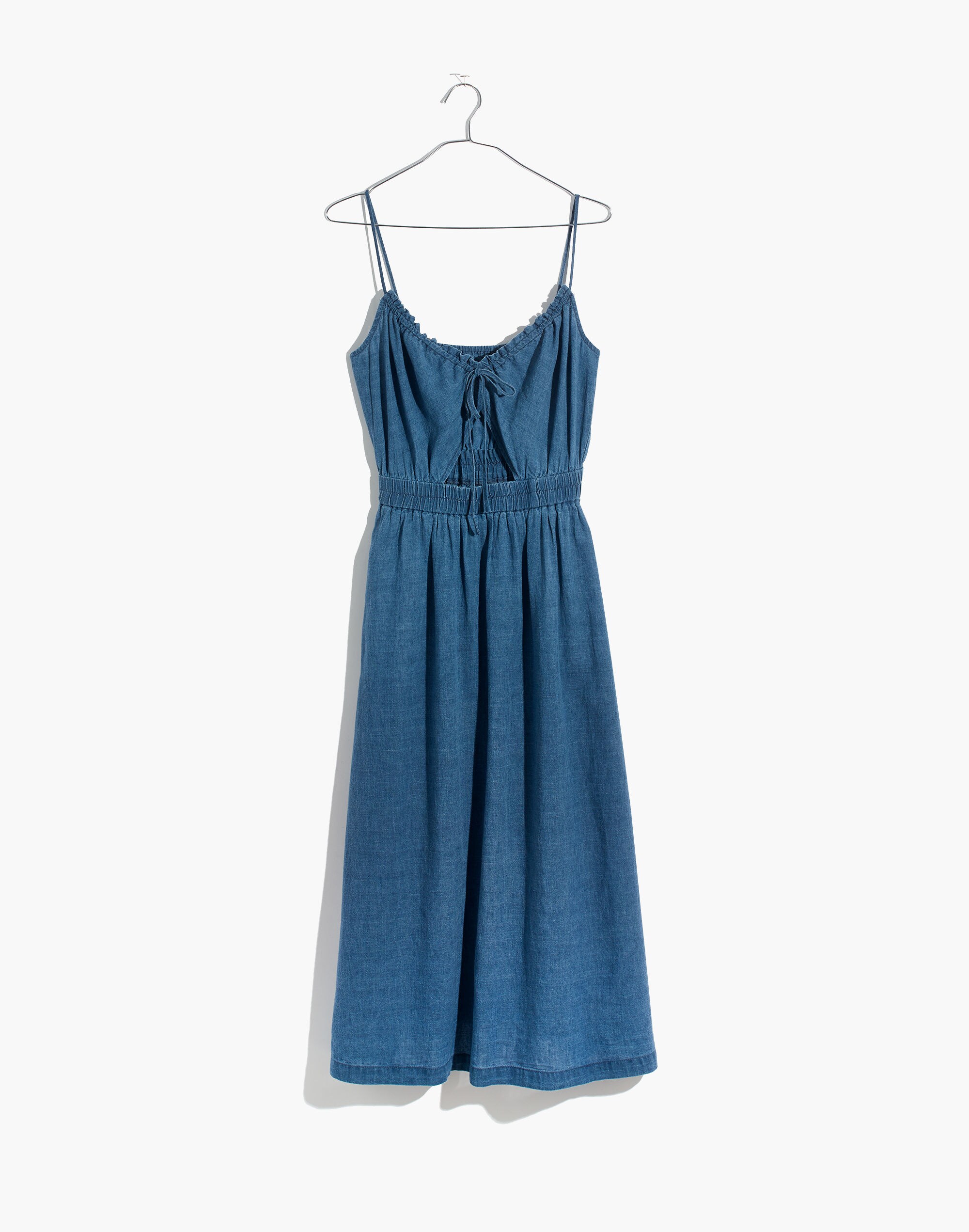 Indigo Cutout Cami Dress