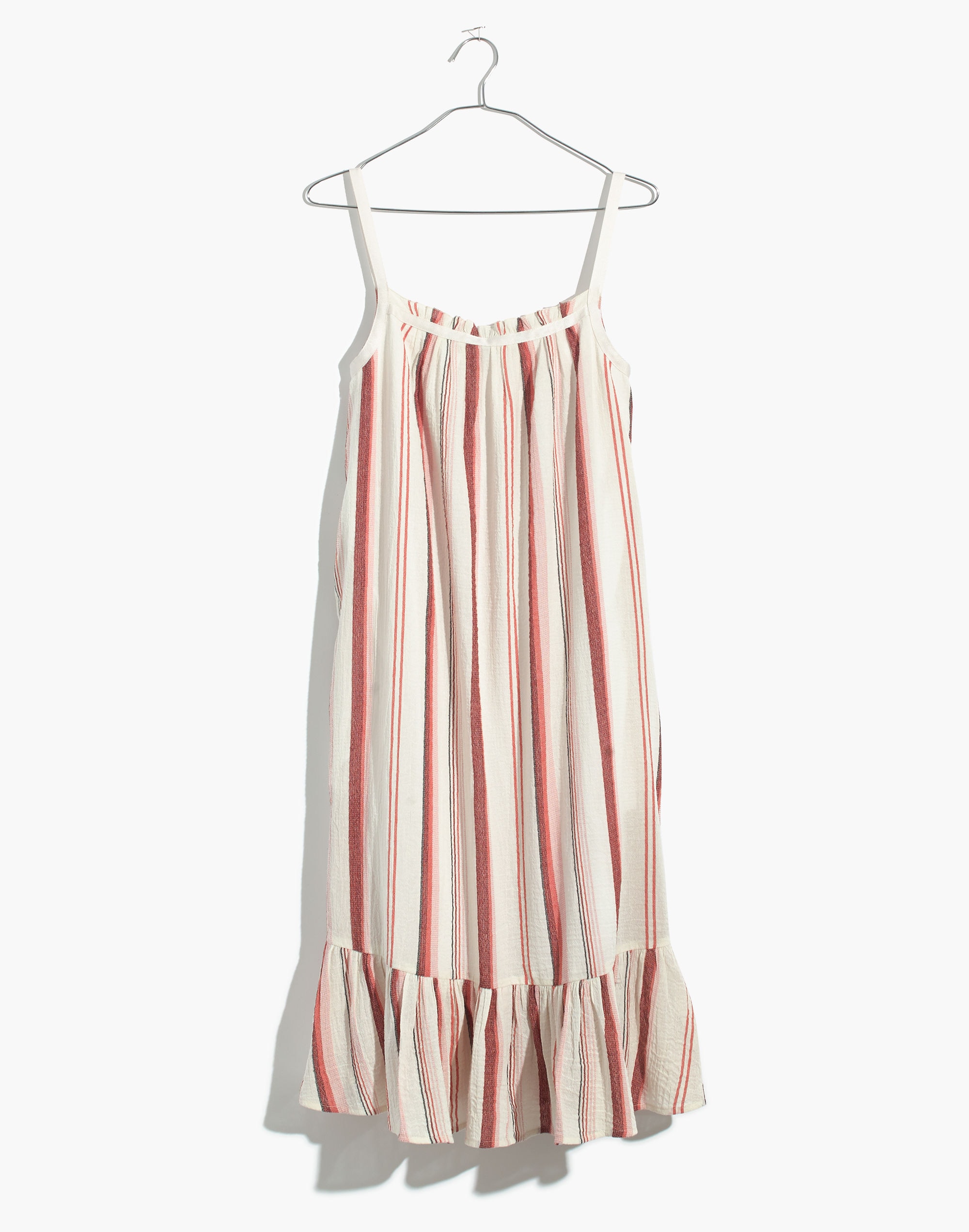 Striped Trapeze Tank Dress