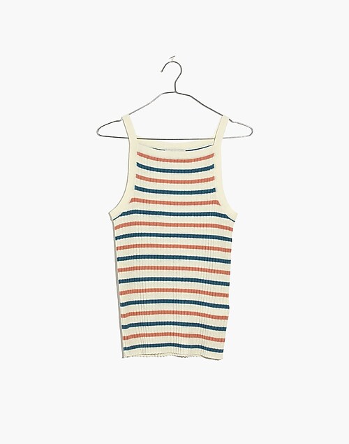 Madewell Women's Gingham Apron Sweater Tank size M Item ND755