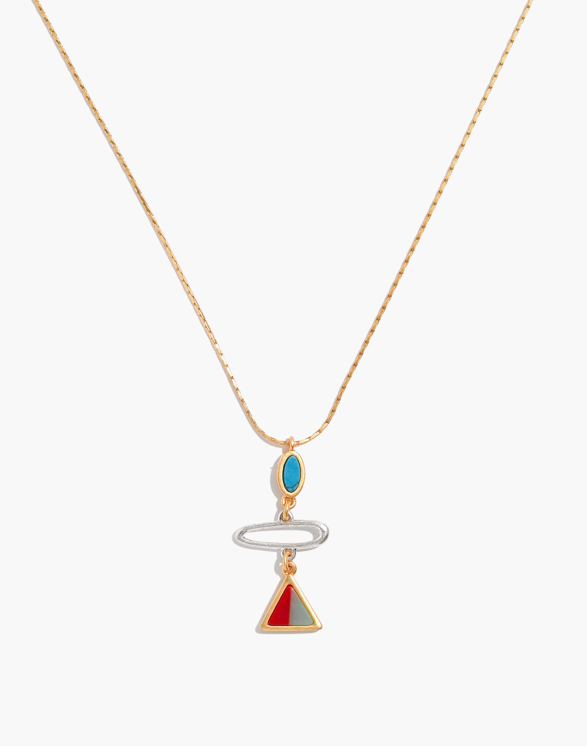 Desert Sunset Pendant Necklace