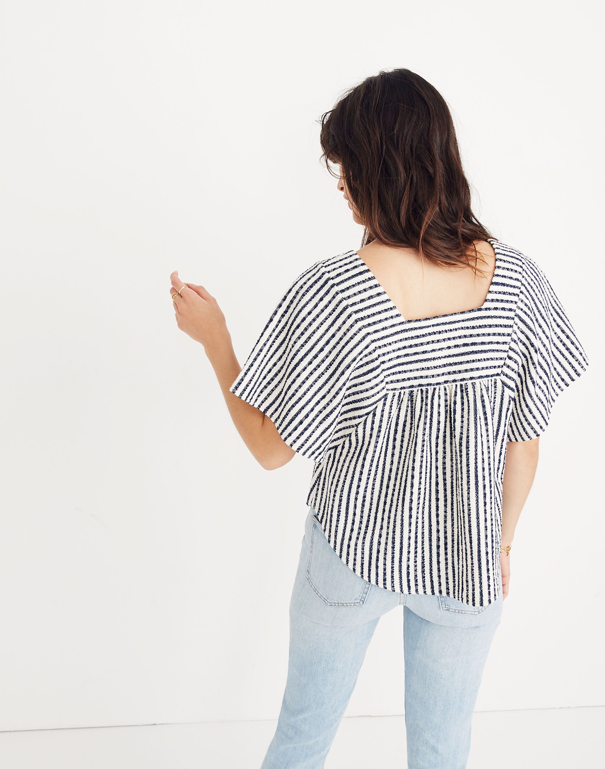 Texture &amp; Thread Butterfly Top in Isley Stripe