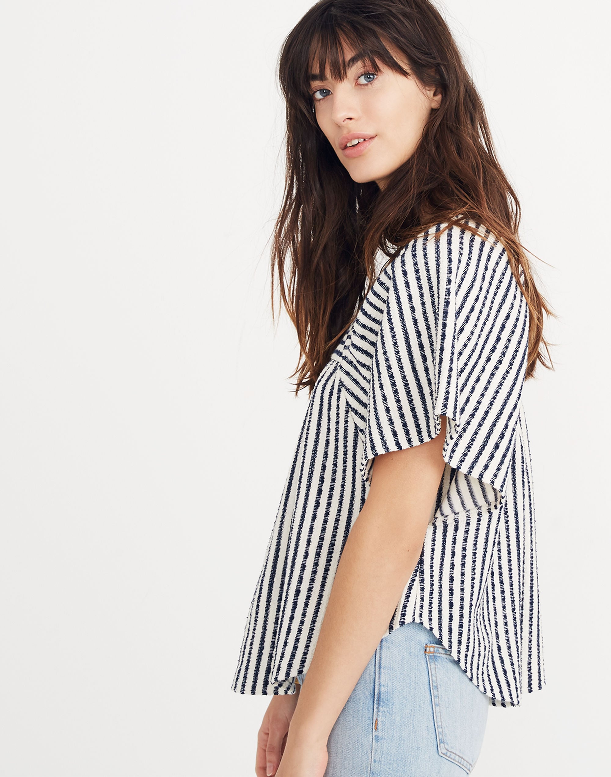 Texture &amp; Thread Butterfly Top in Isley Stripe