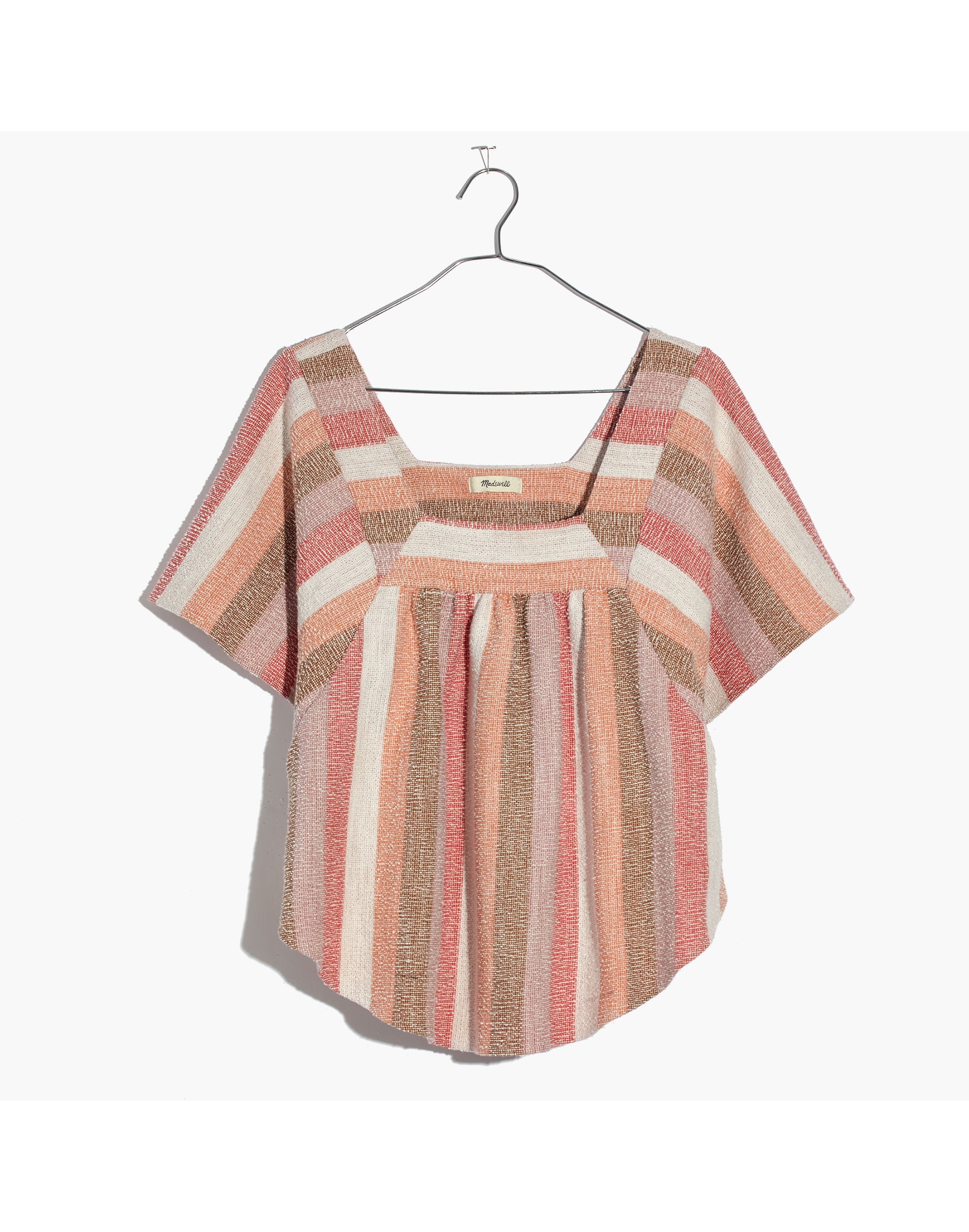 Texture &amp; Thread Butterfly Top in Sherbet Stripe