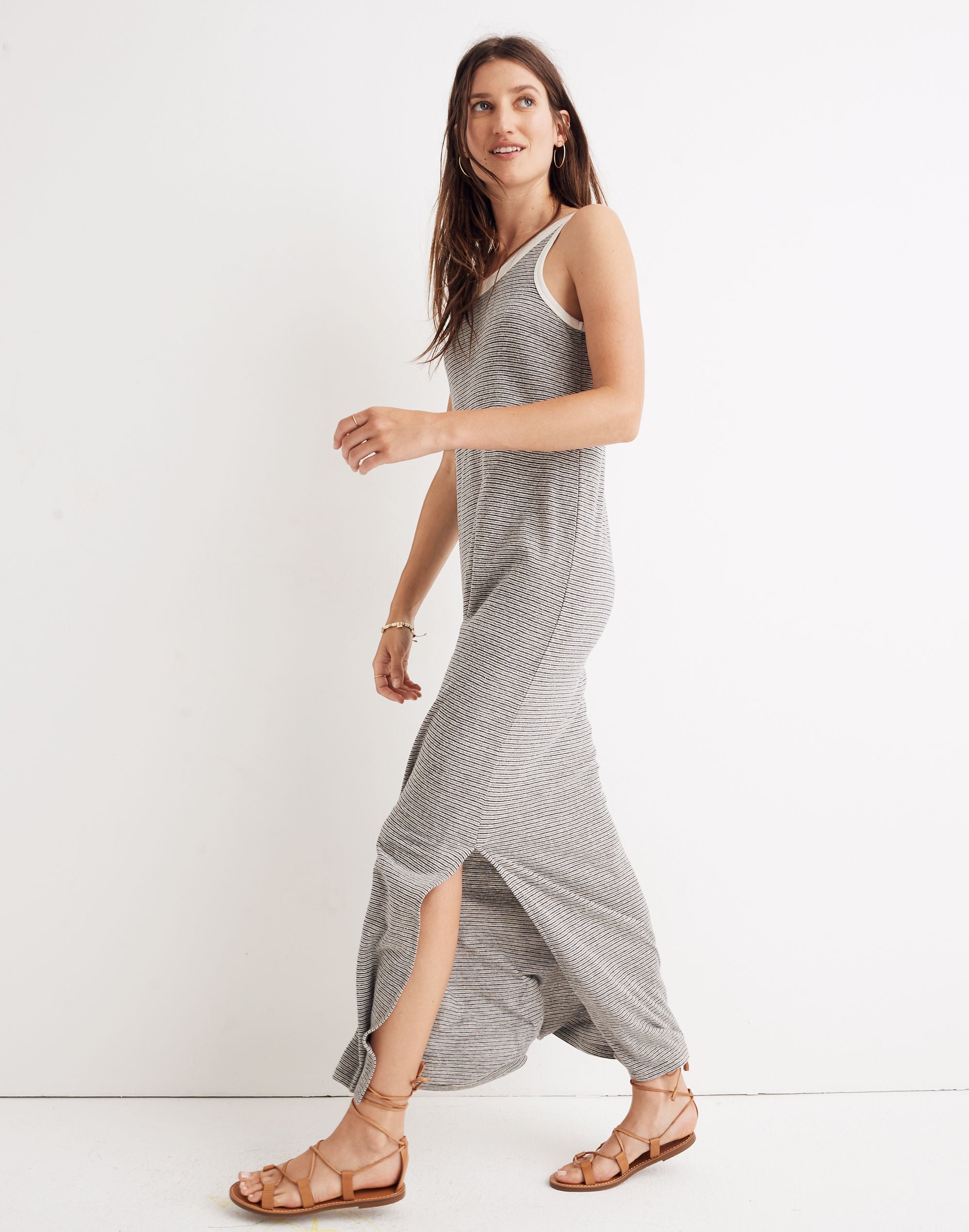 Rivet &amp; Thread Tank Maxi Dress in Stripe