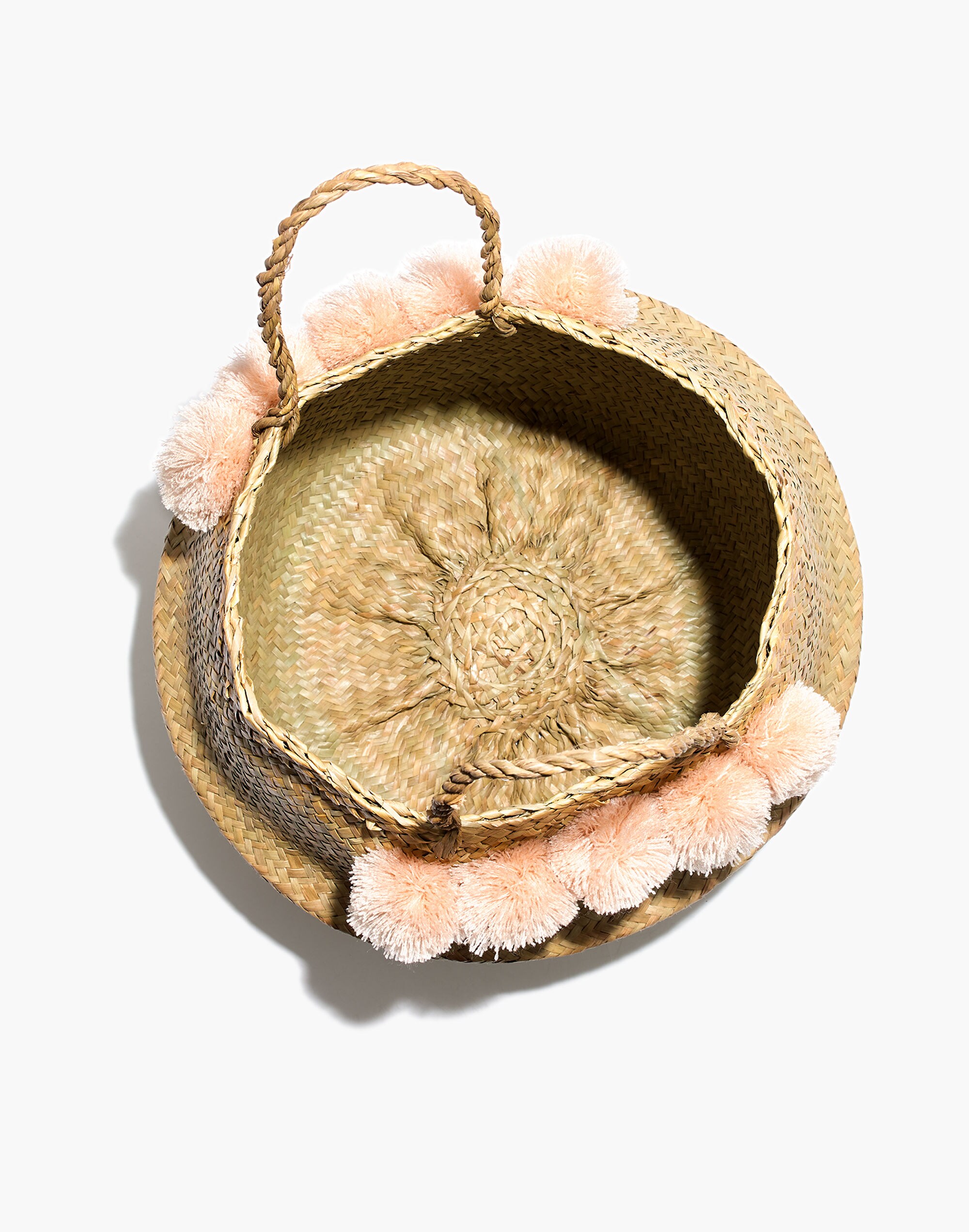 Xinh &amp; Co. Large Pom-Pom Basket Tote