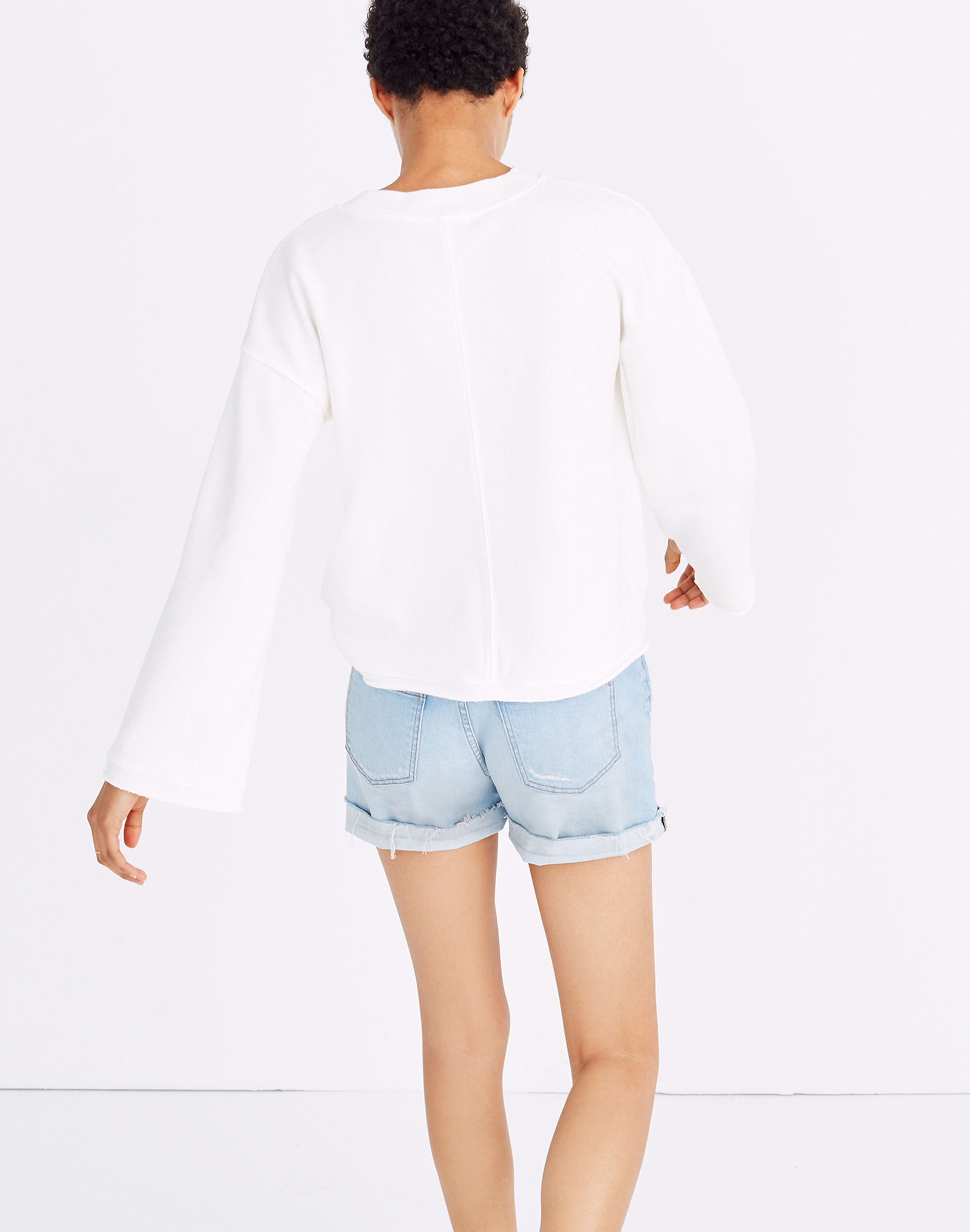 Bell-Sleeve Sweatshirt