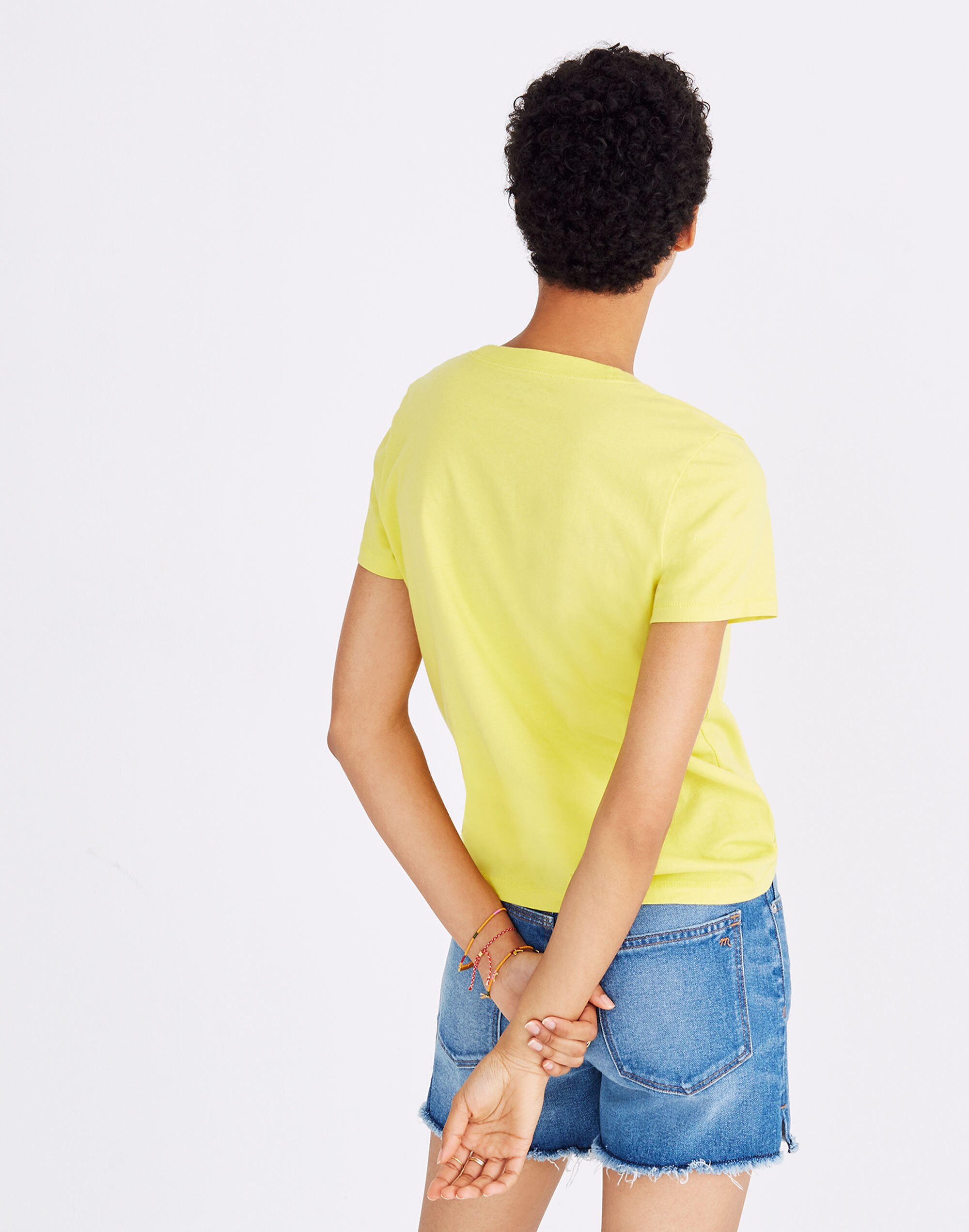 Embroidered Palm Radio Boxy Tee