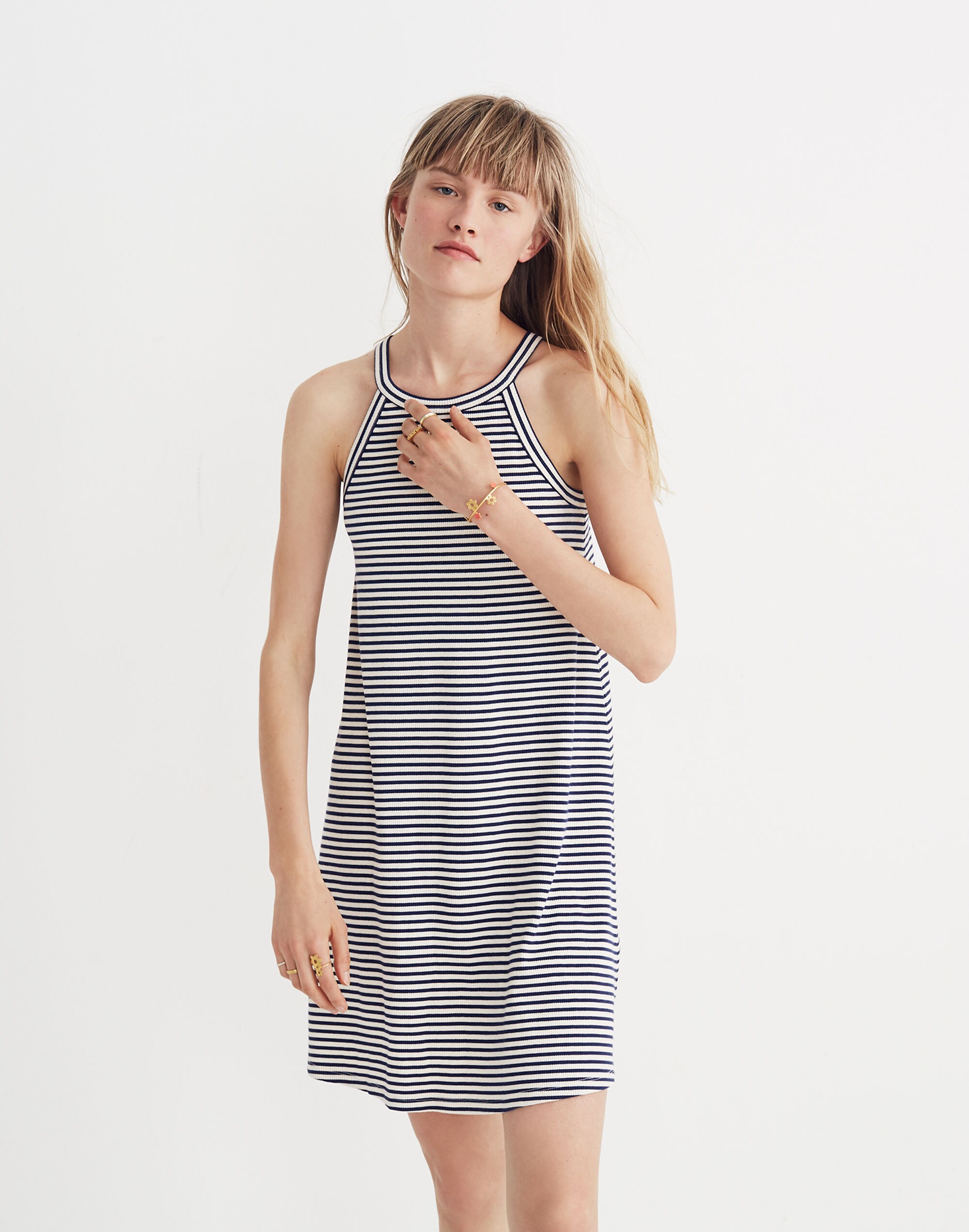 District Dress in Stripe