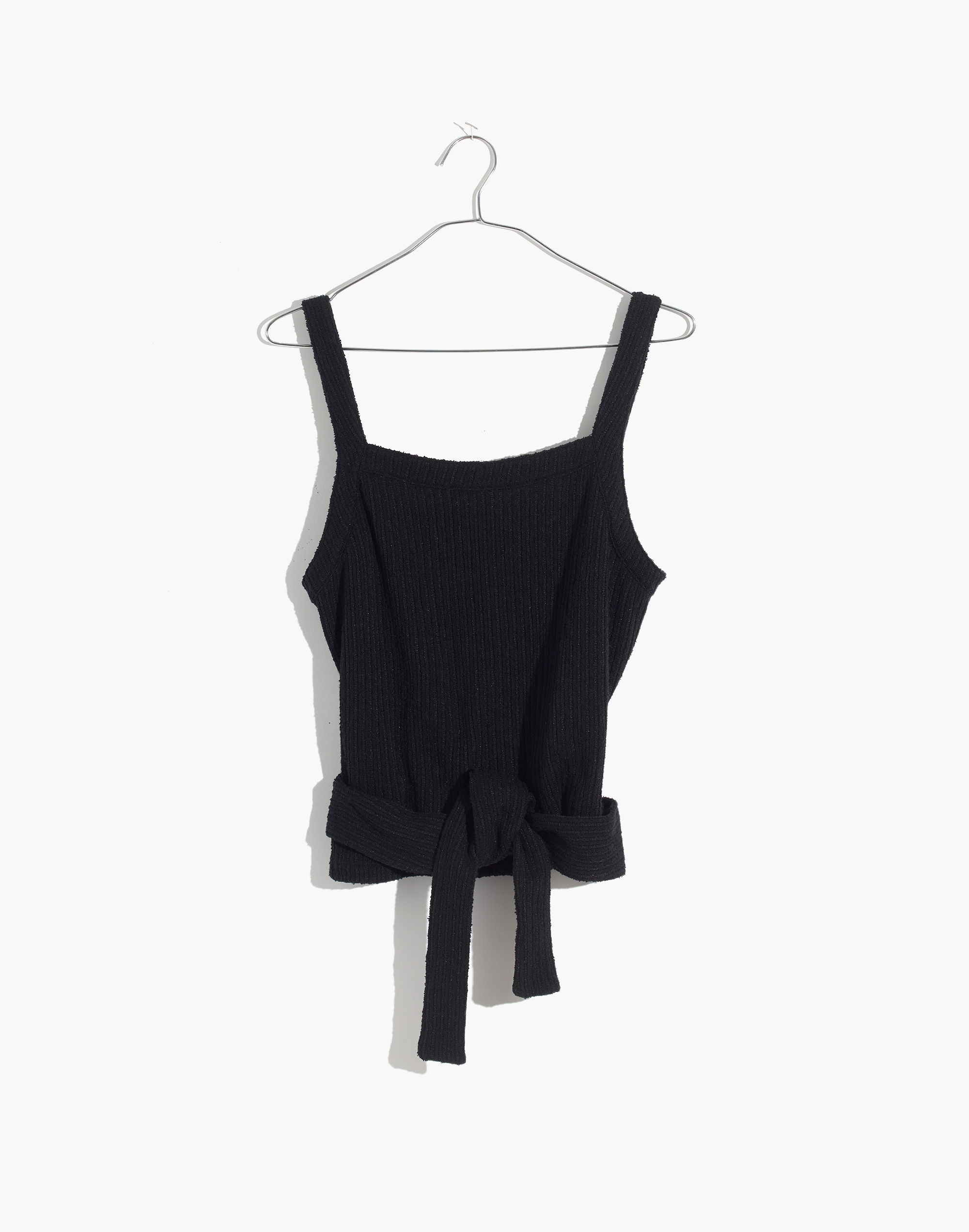 Texture &amp; Thread Tie-Wrap Tank Top