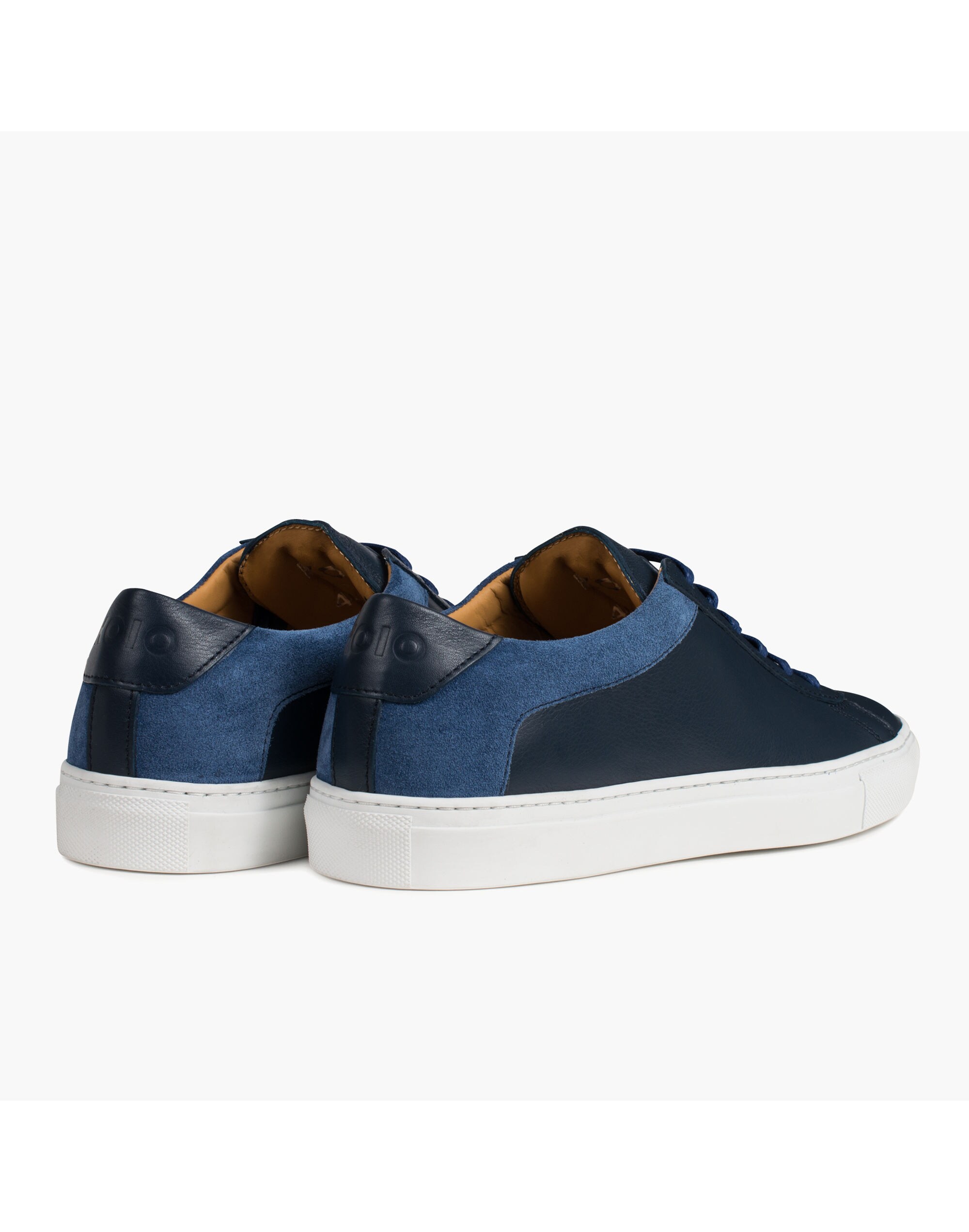Koio Capri Vento Low-Top Sneakers in Blue Leather