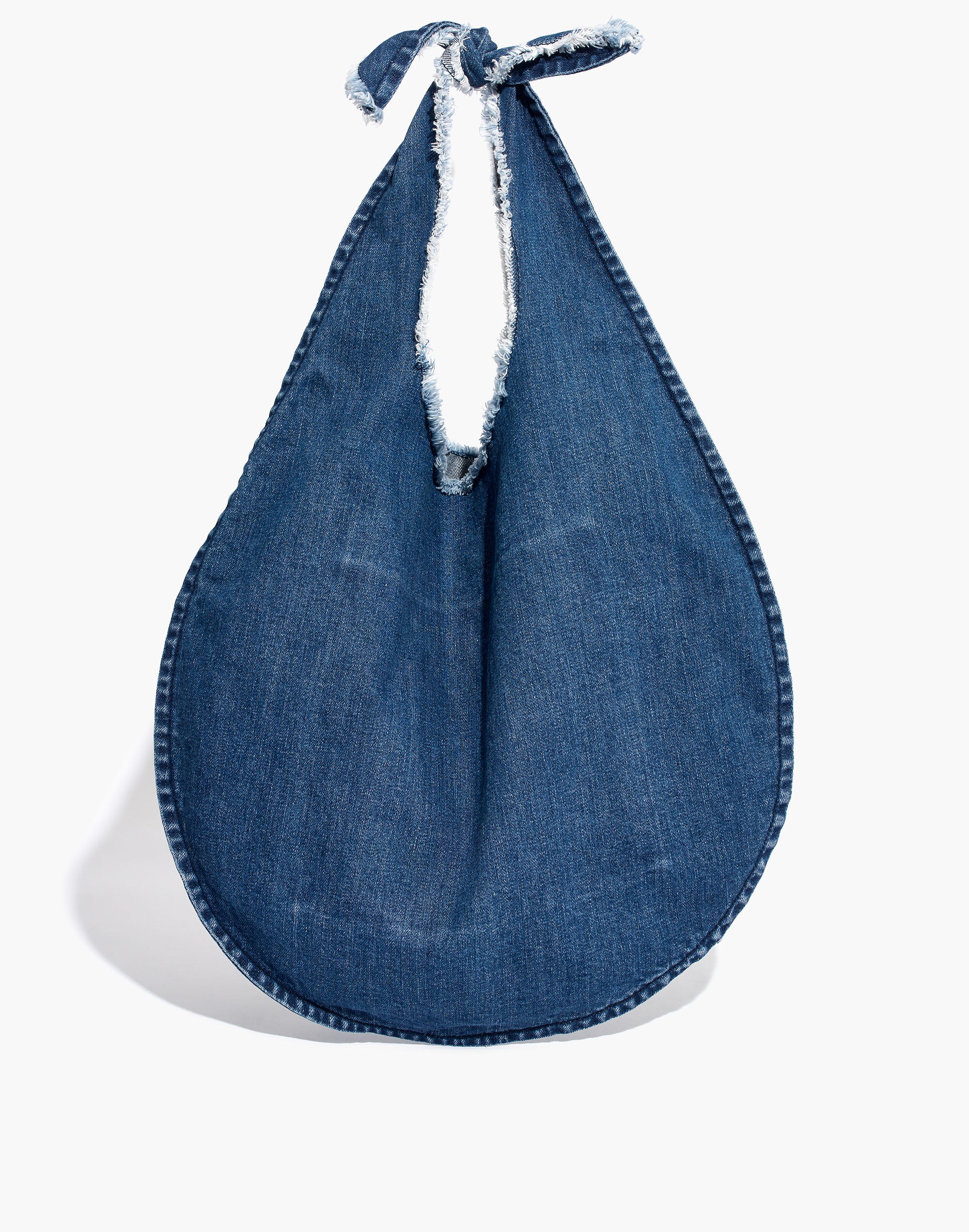 Denim Knotted Tote